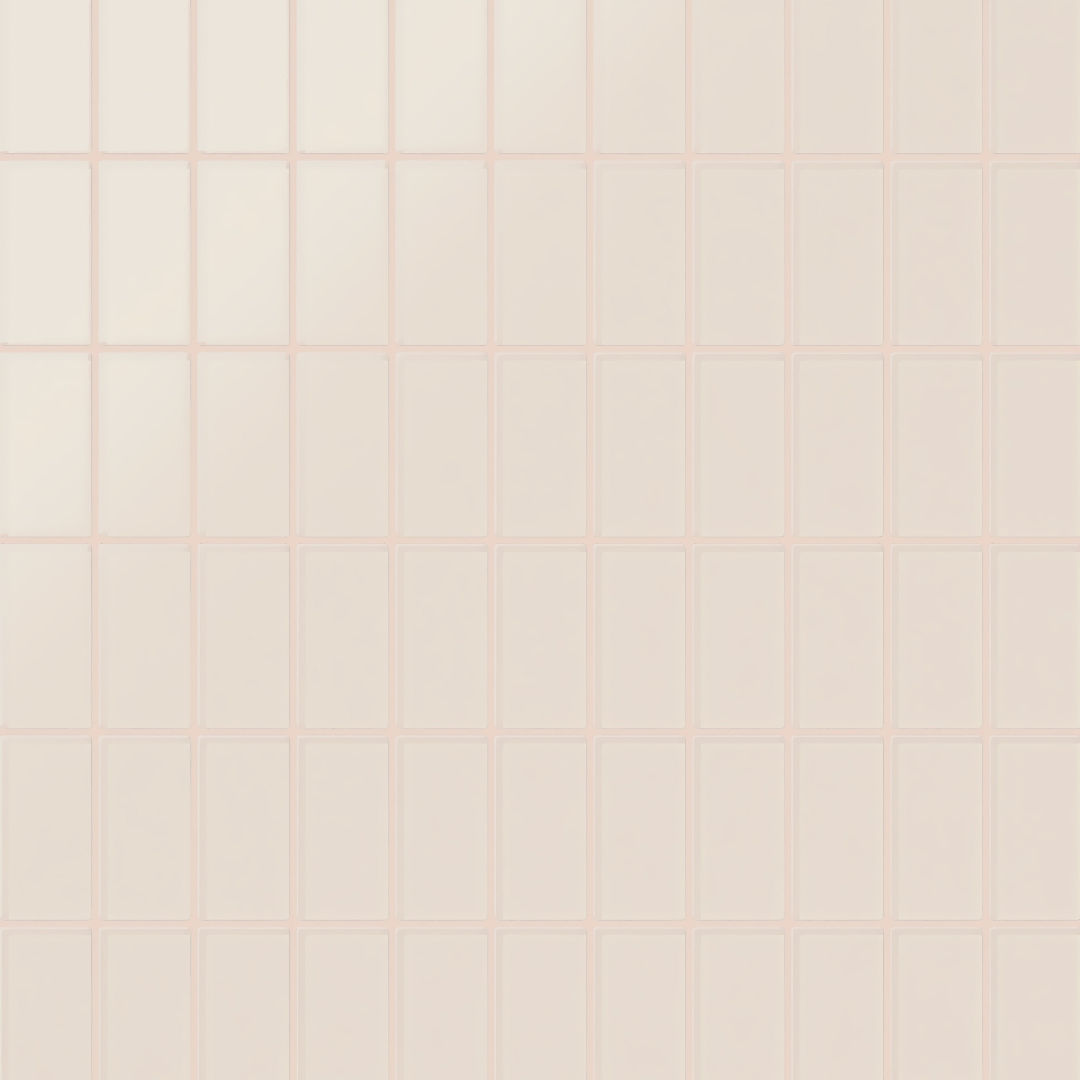 2x4 Straight Set Sheeted Glass Mosaic Tile in Sandpiper Matte