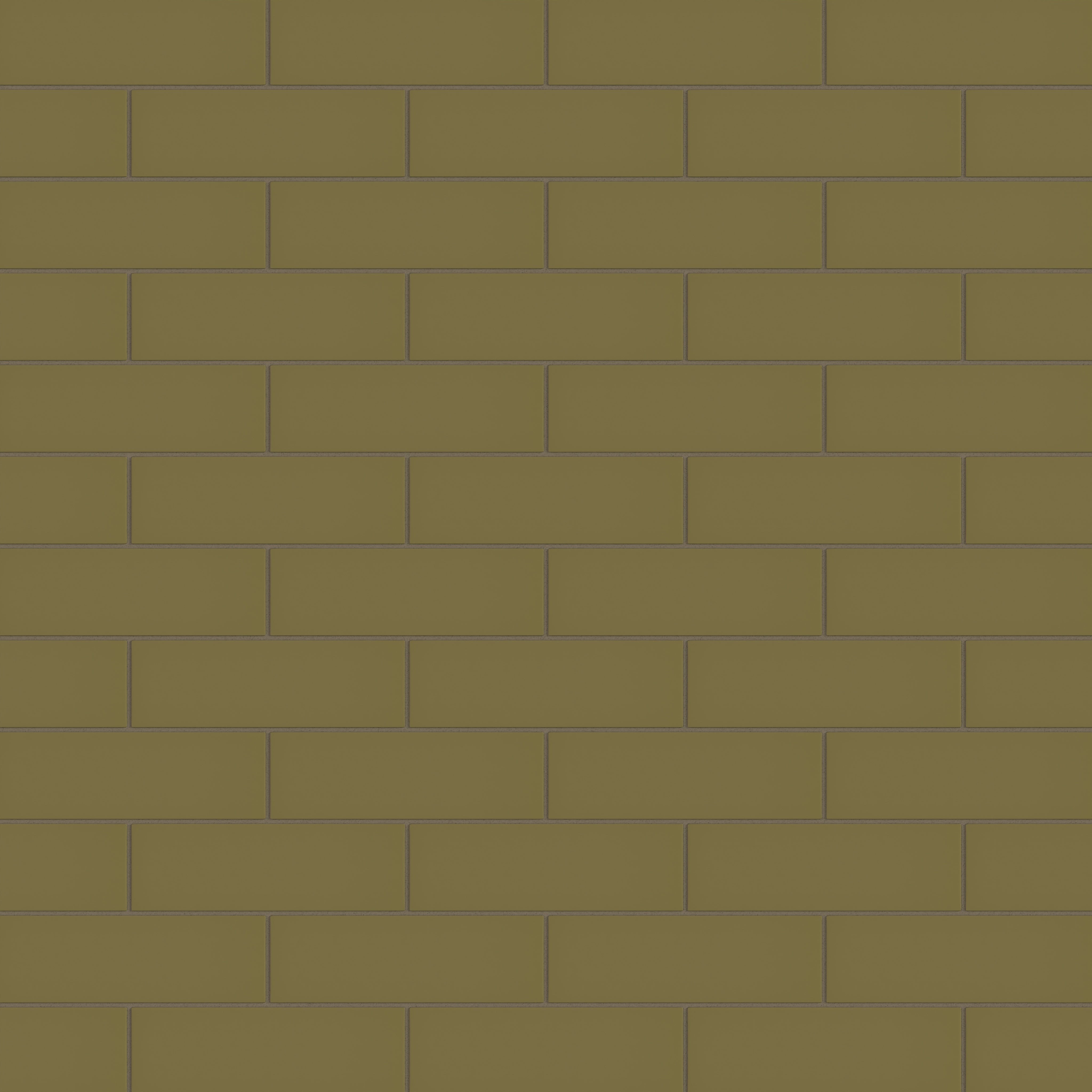 3x9 Natural Press Ceramic Tile in Sap Green Matte