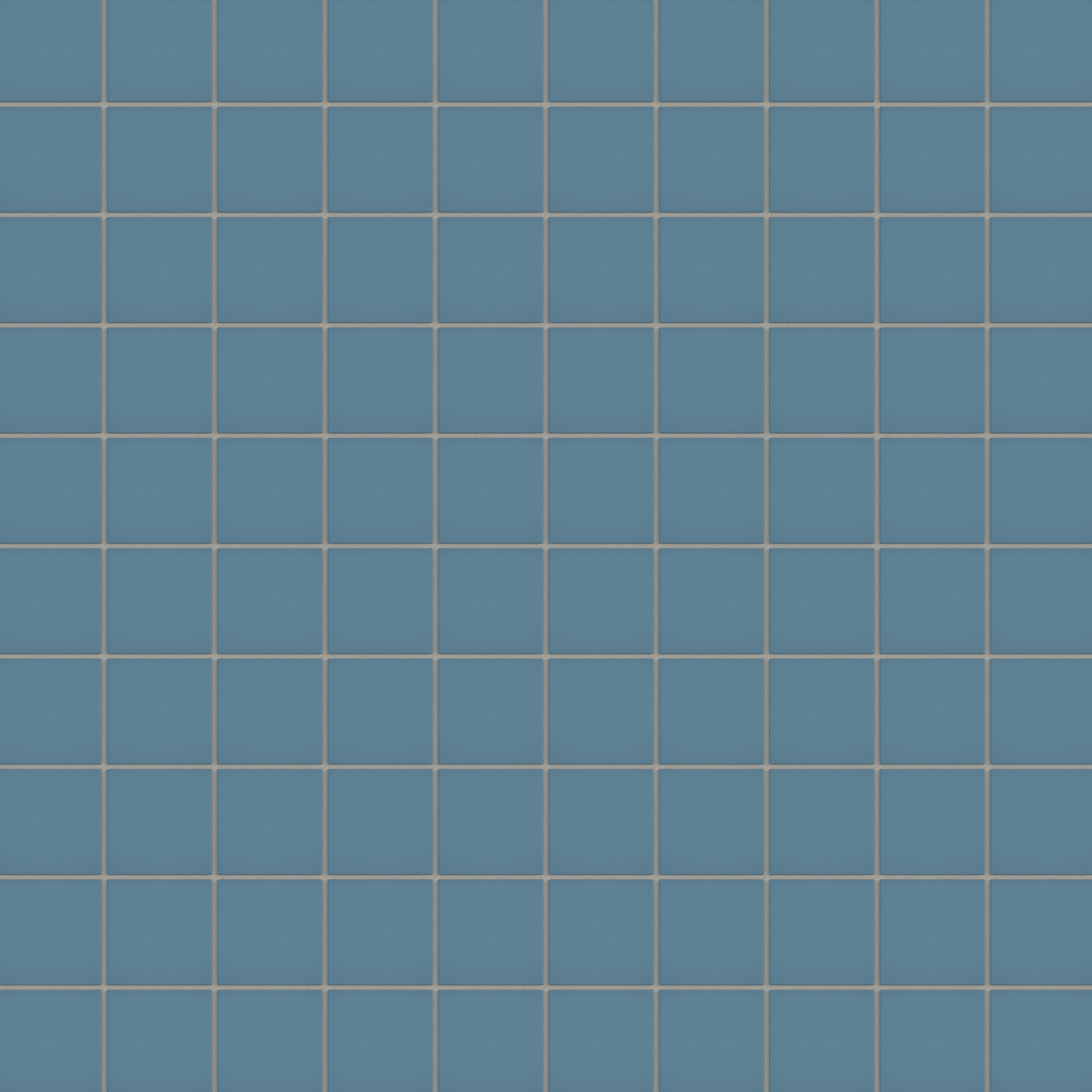 3x3 Straight Set Sheeted Natural Press Ceramic Mosaic Tile in Azurite Matte