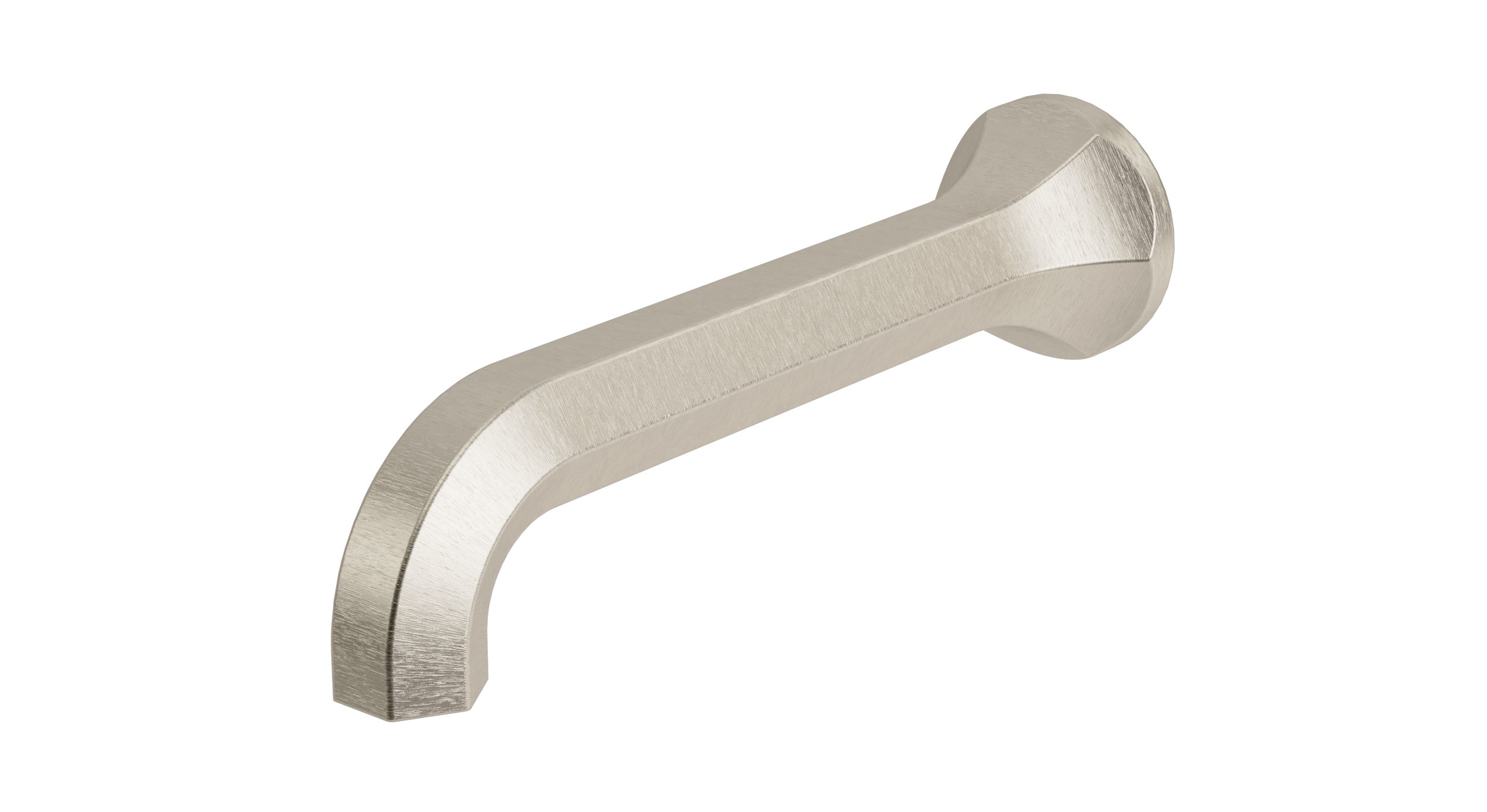 Emerson Wall Mount 8.25" Classic Spout in Satin Nickel