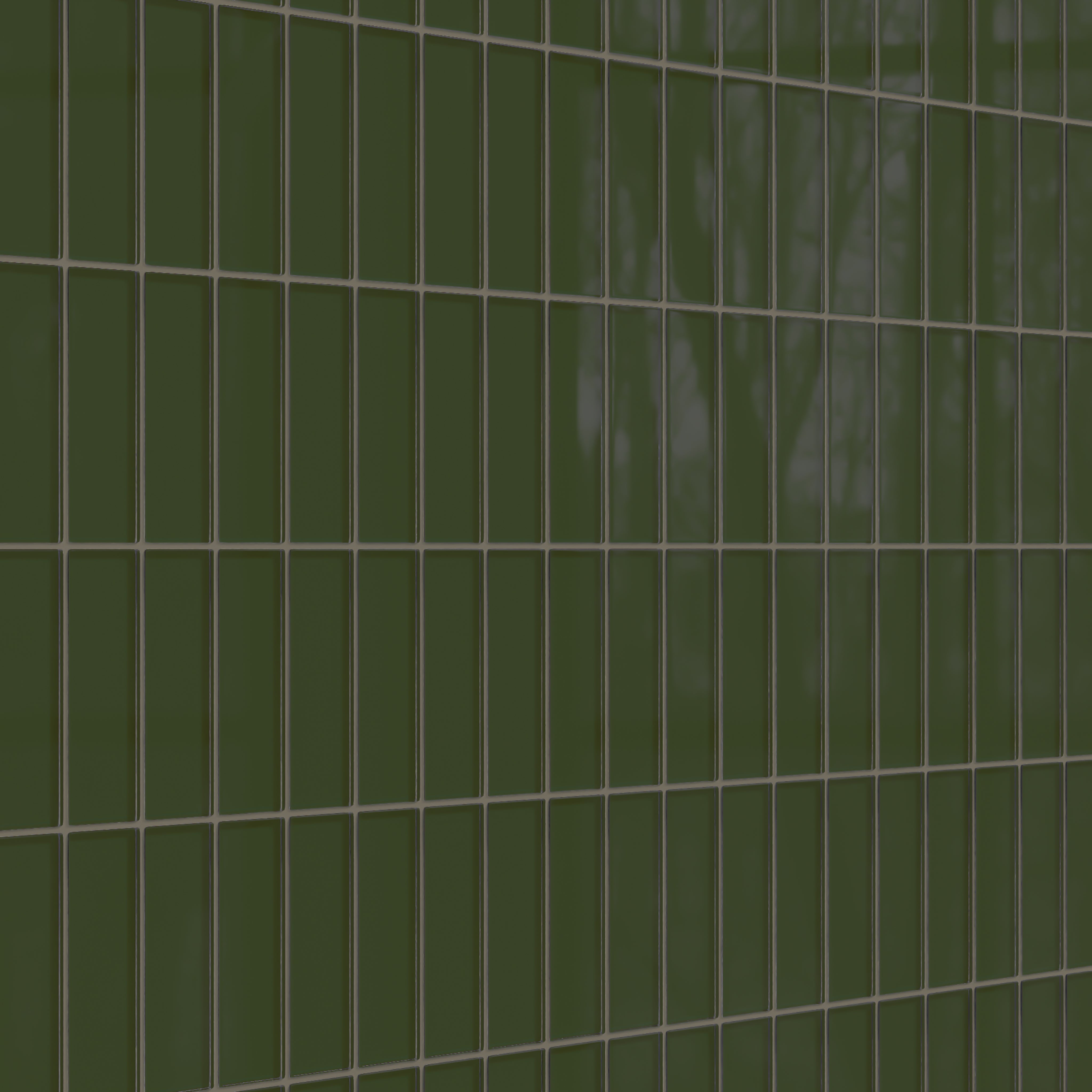 2x6 Glass Tile in Starling Gloss