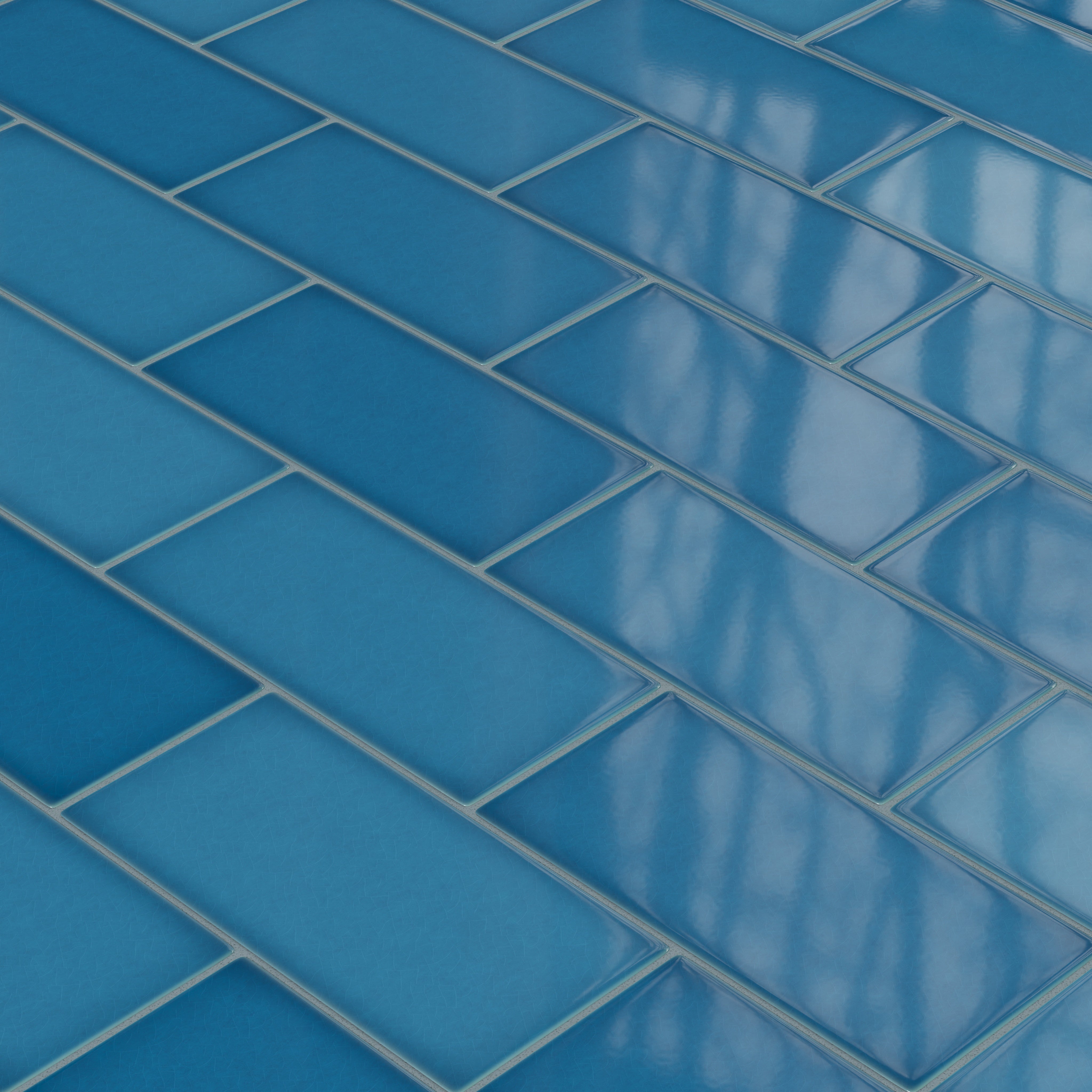 6x12 Original Ceramic Tile in Adriatic Sea Gloss