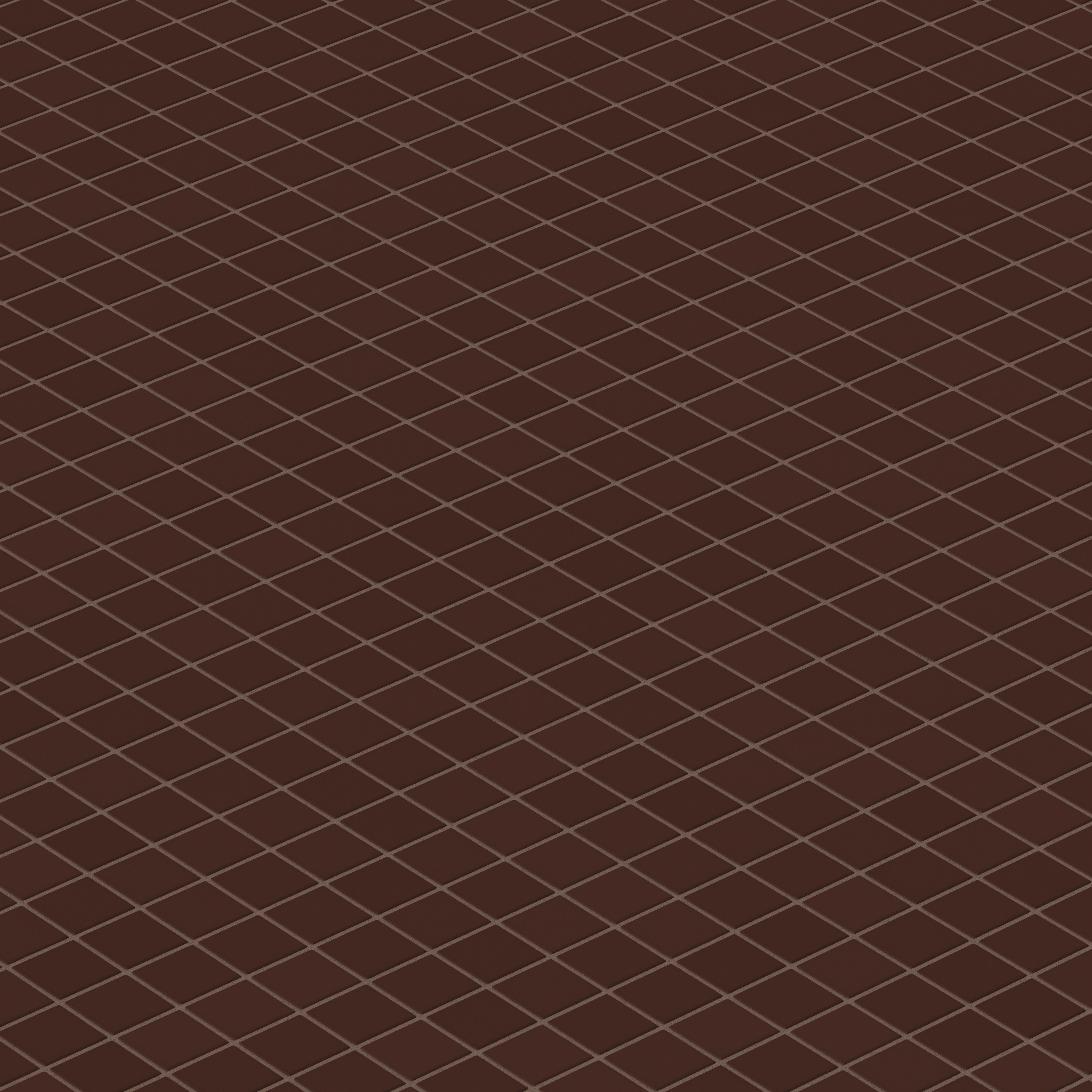 2x2 Straight Set Sheeted Original Ceramic Mosaic Tile in Garnet Matte