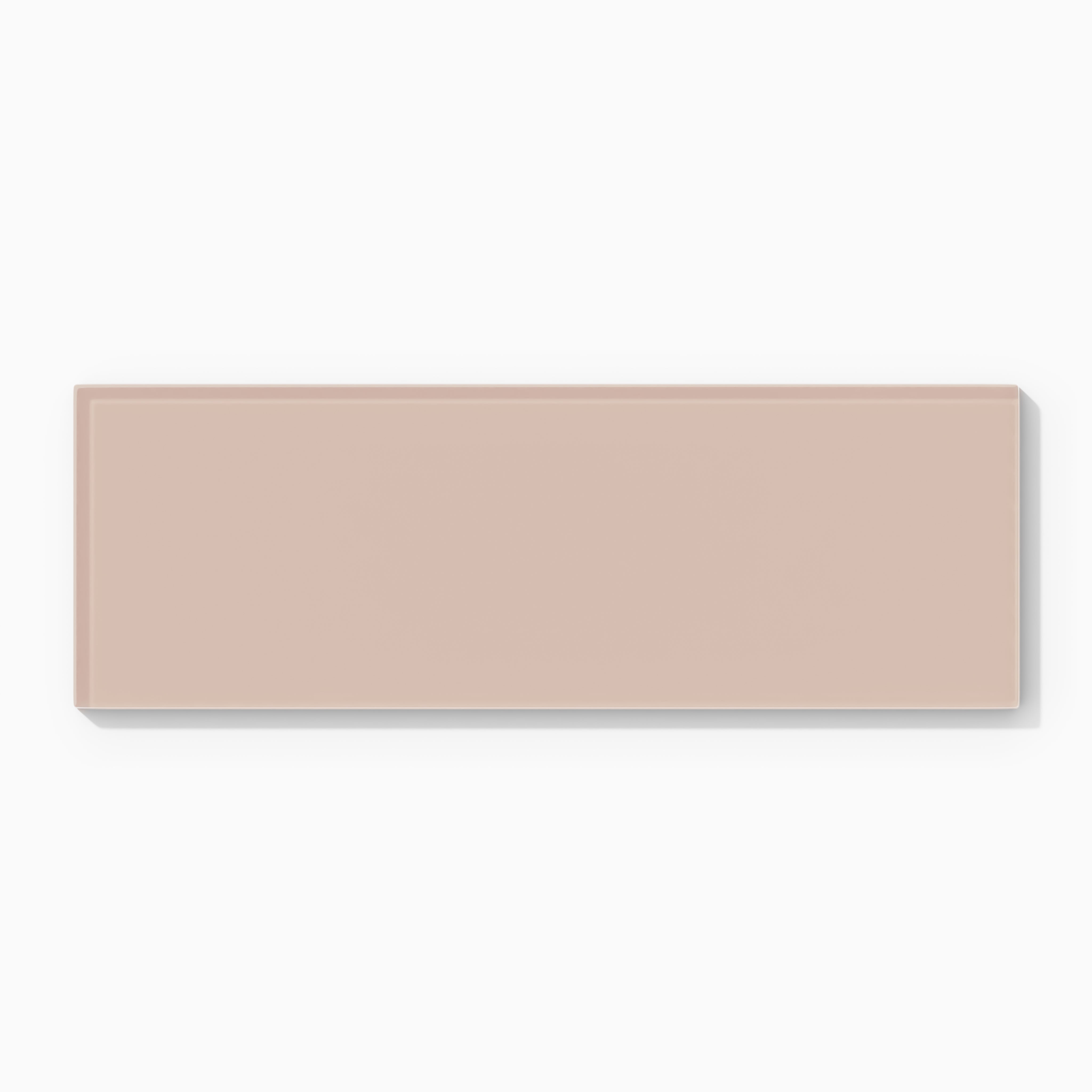 4x12 Glass Tile in Rosy Finch Gloss