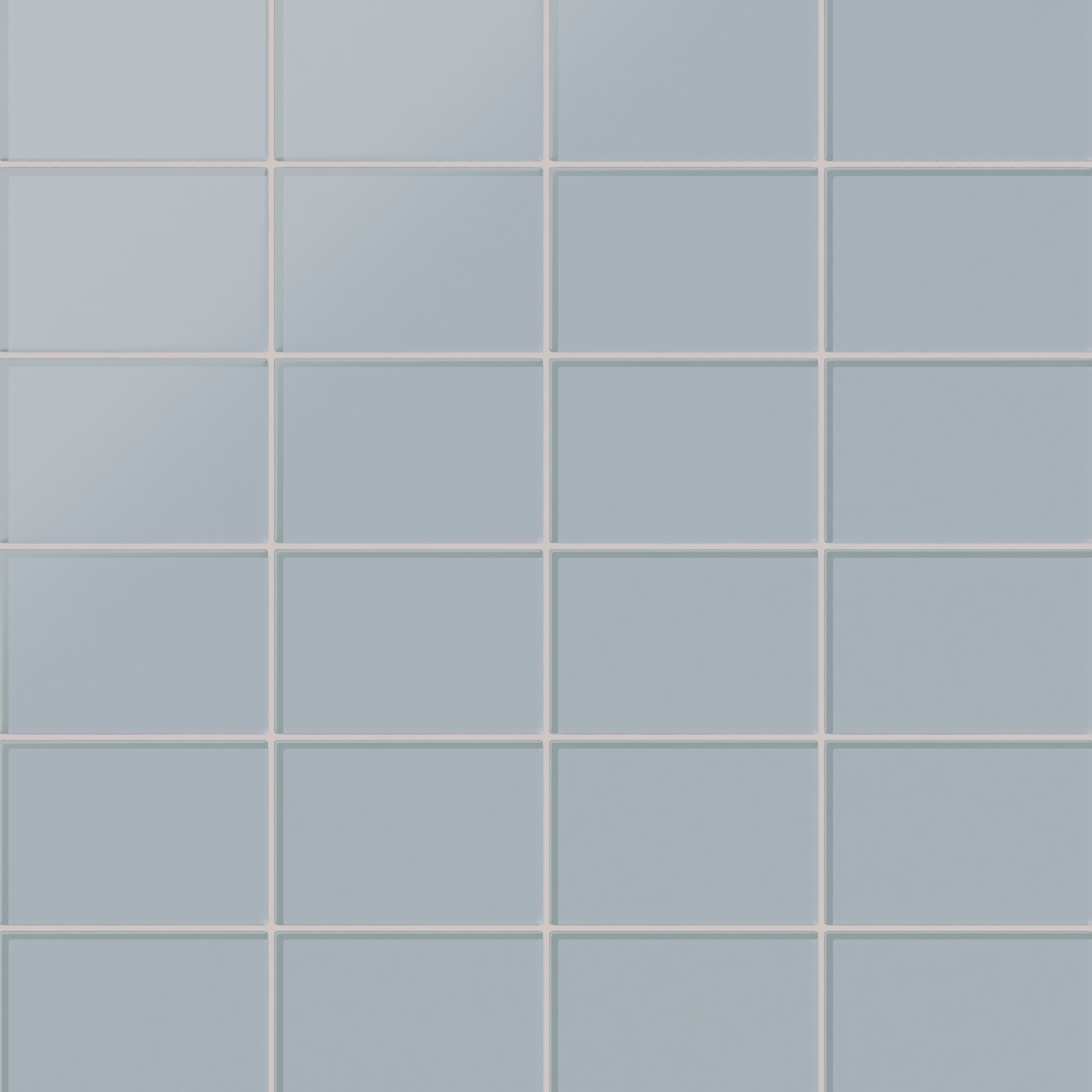 4x6 Glass Tile in Pinyon Jay Matte