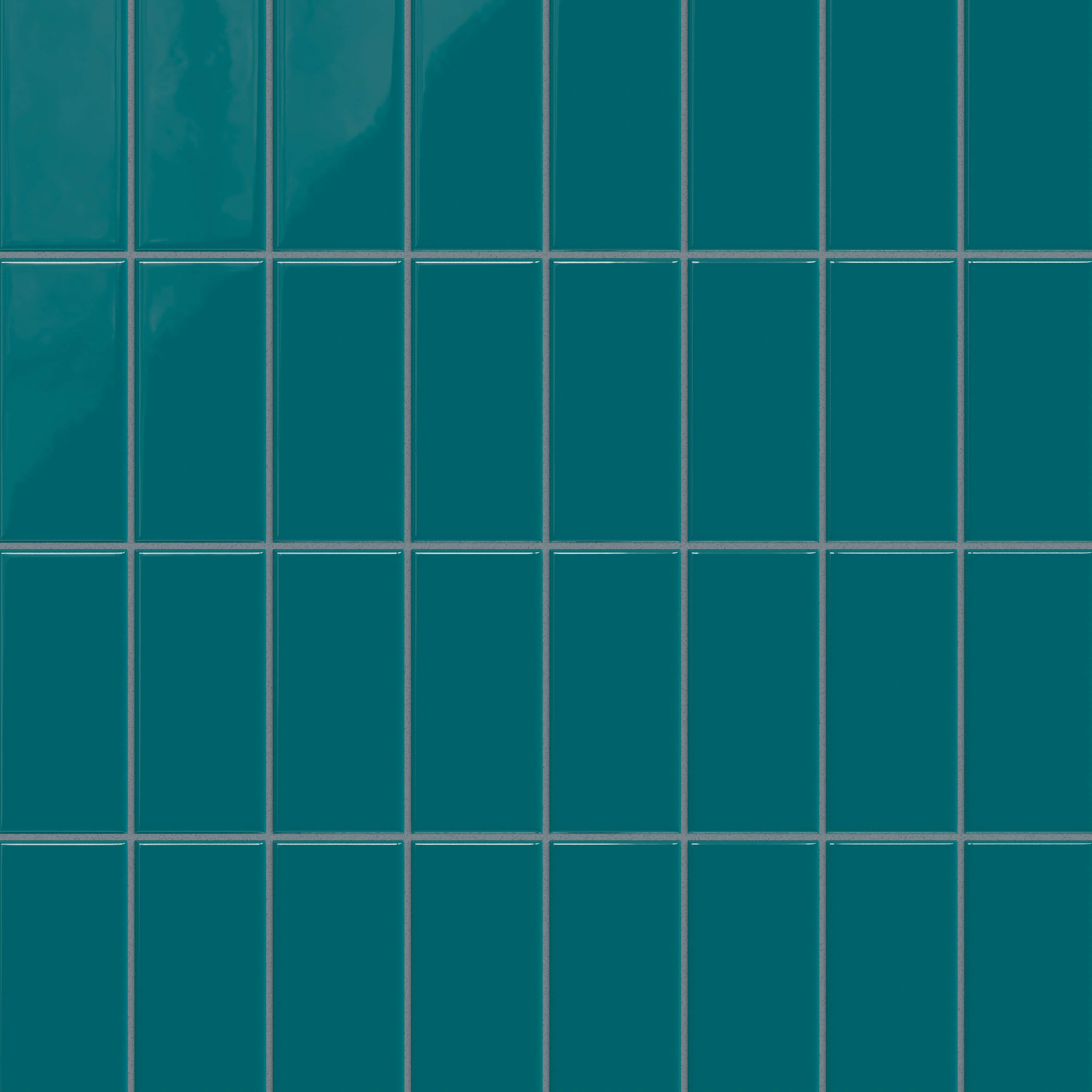 3x6 Natural Press Ceramic Tile in Maya Blue Gloss