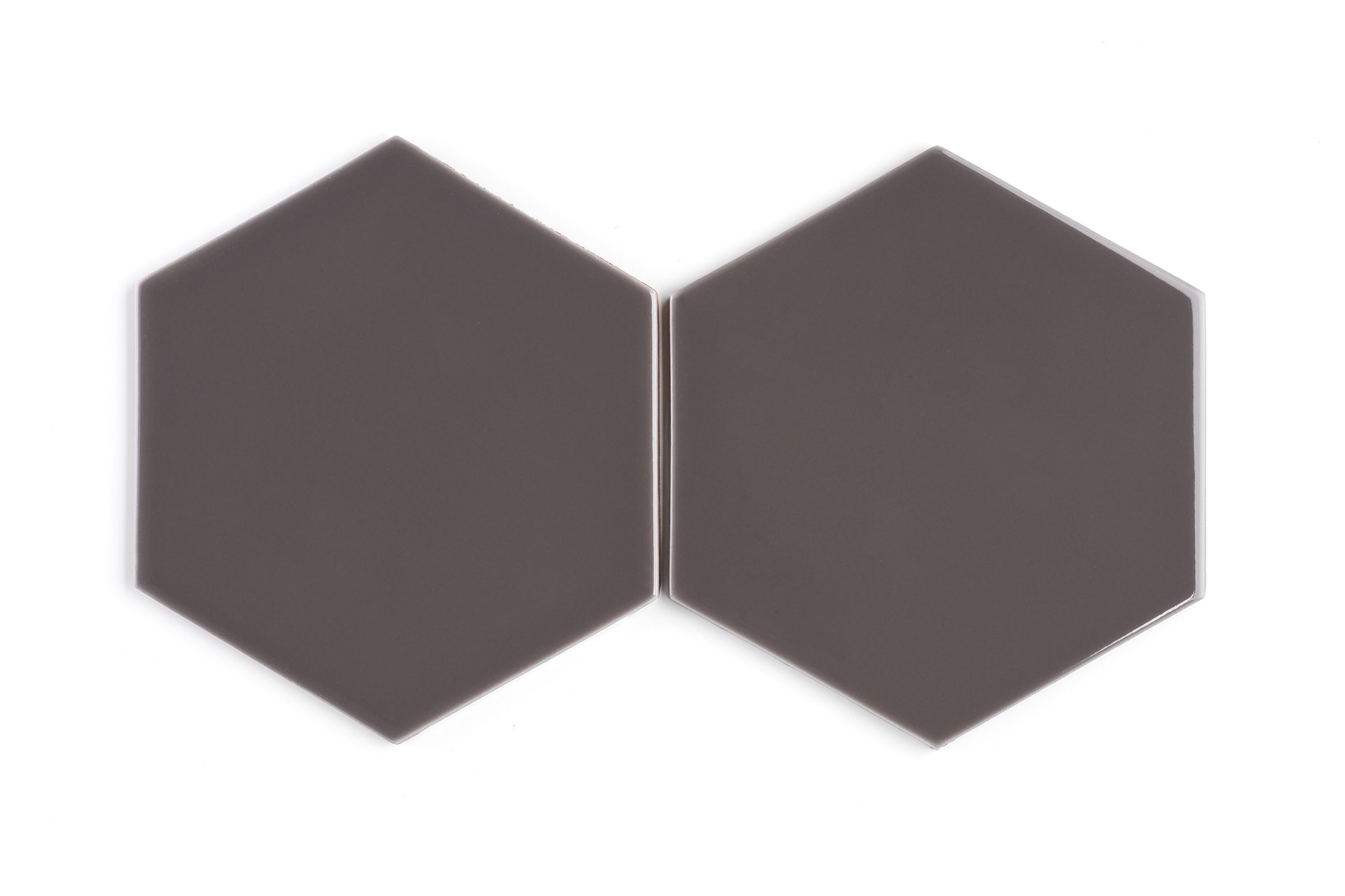 8" Hexagon Original Ceramic Tile in Kalamata Gloss