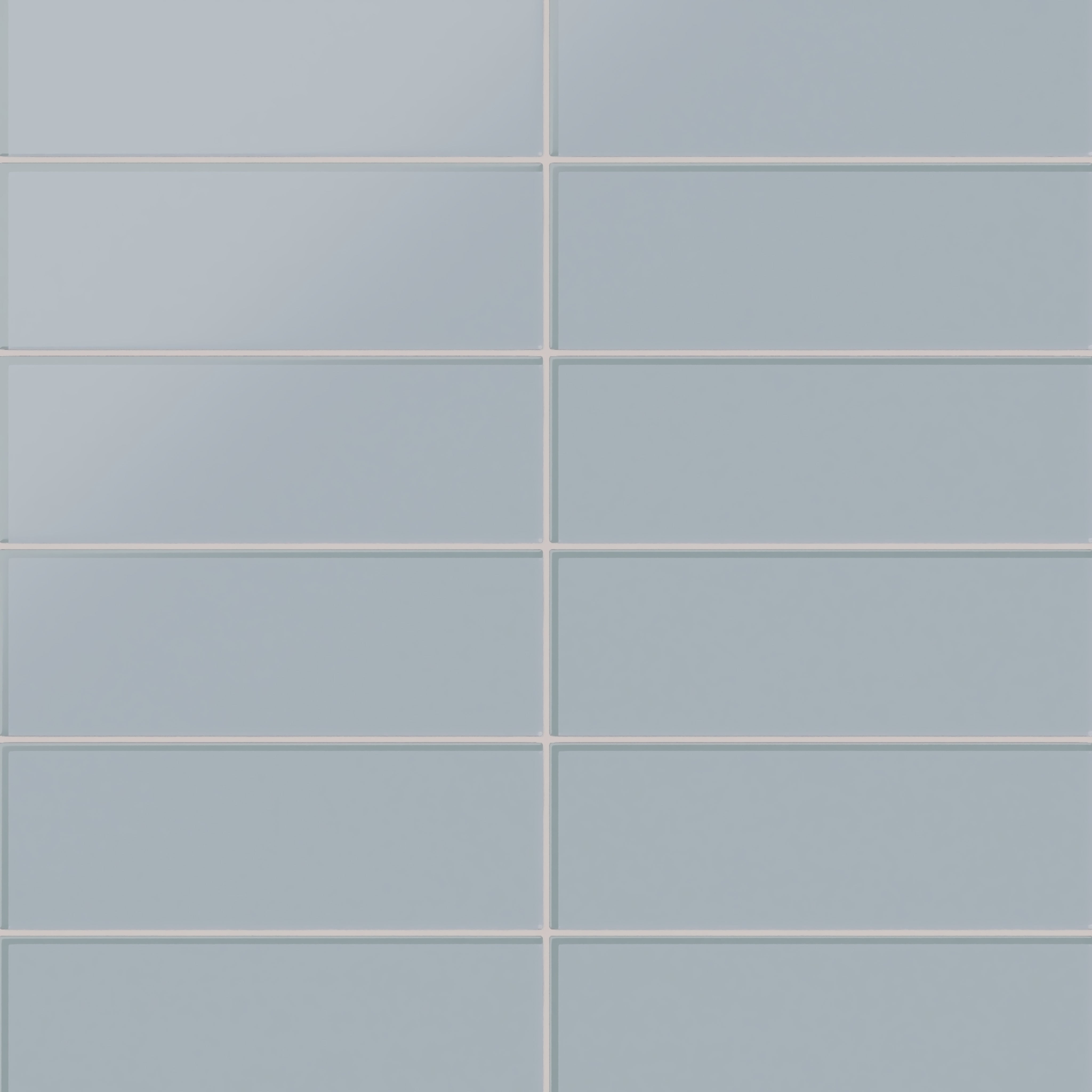 4x12 Glass Tile in Pinyon Jay Matte