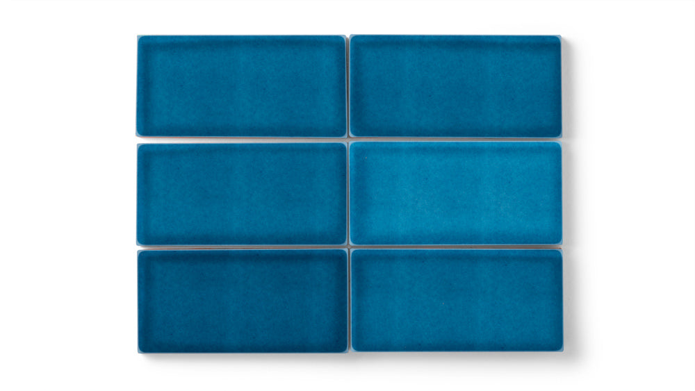 4x8 Original Ceramic Tile in Adriatic Sea Gloss