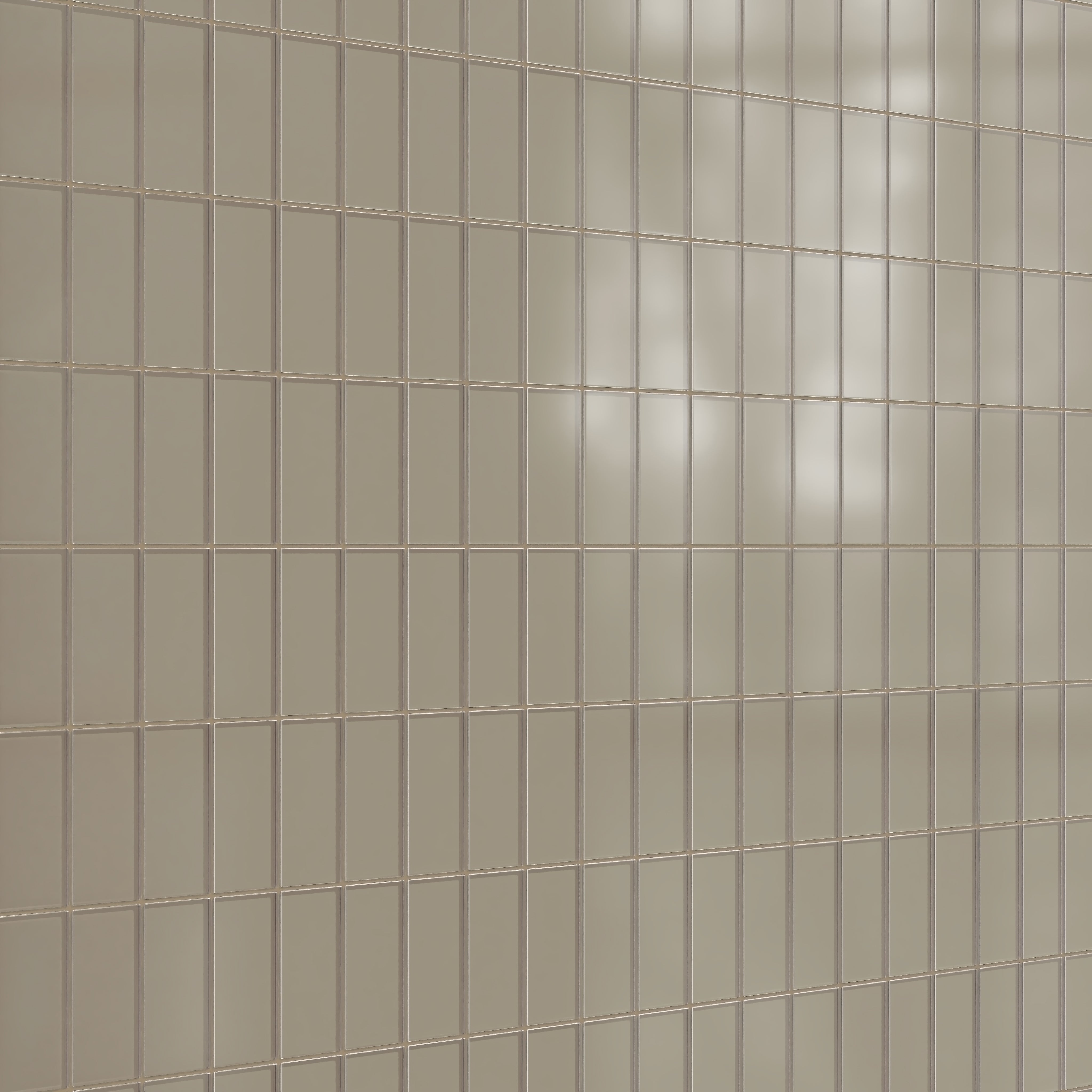 3x6 Glass Tile in Quail Matte
