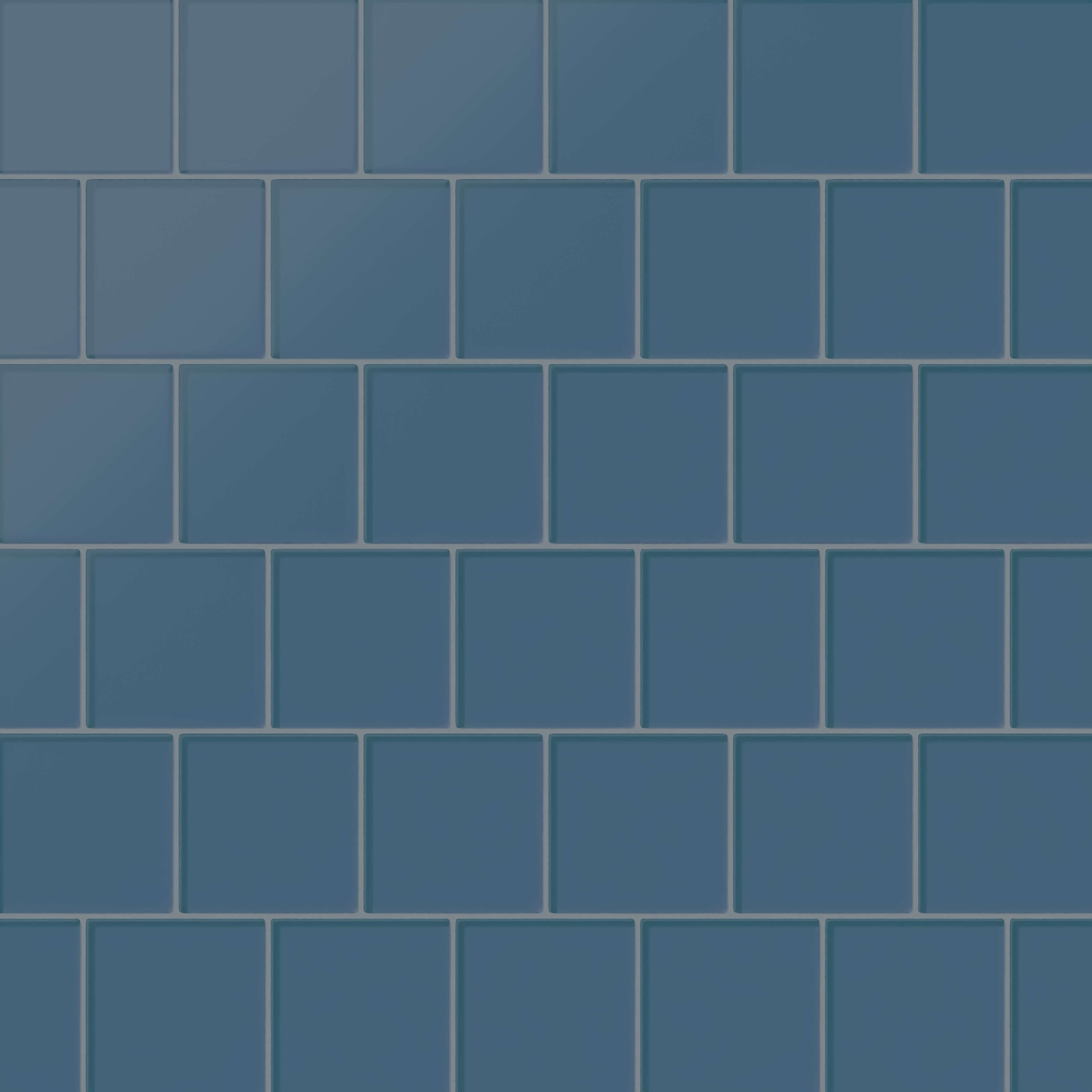 4x4 Glass Tile in Blue Jay Matte