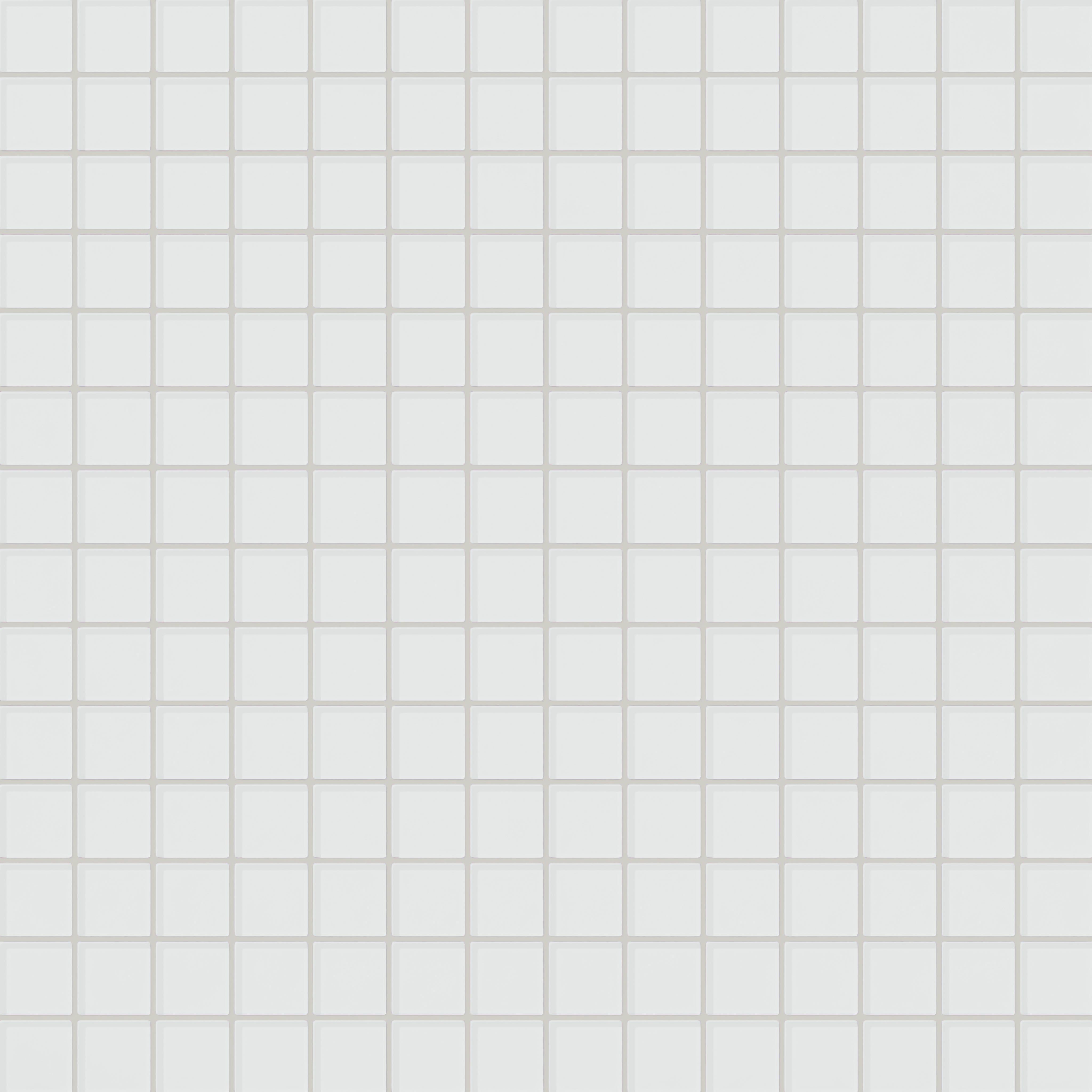 2x2 Straight Set Sheeted Glass Mosaic Tile in Egret Gloss