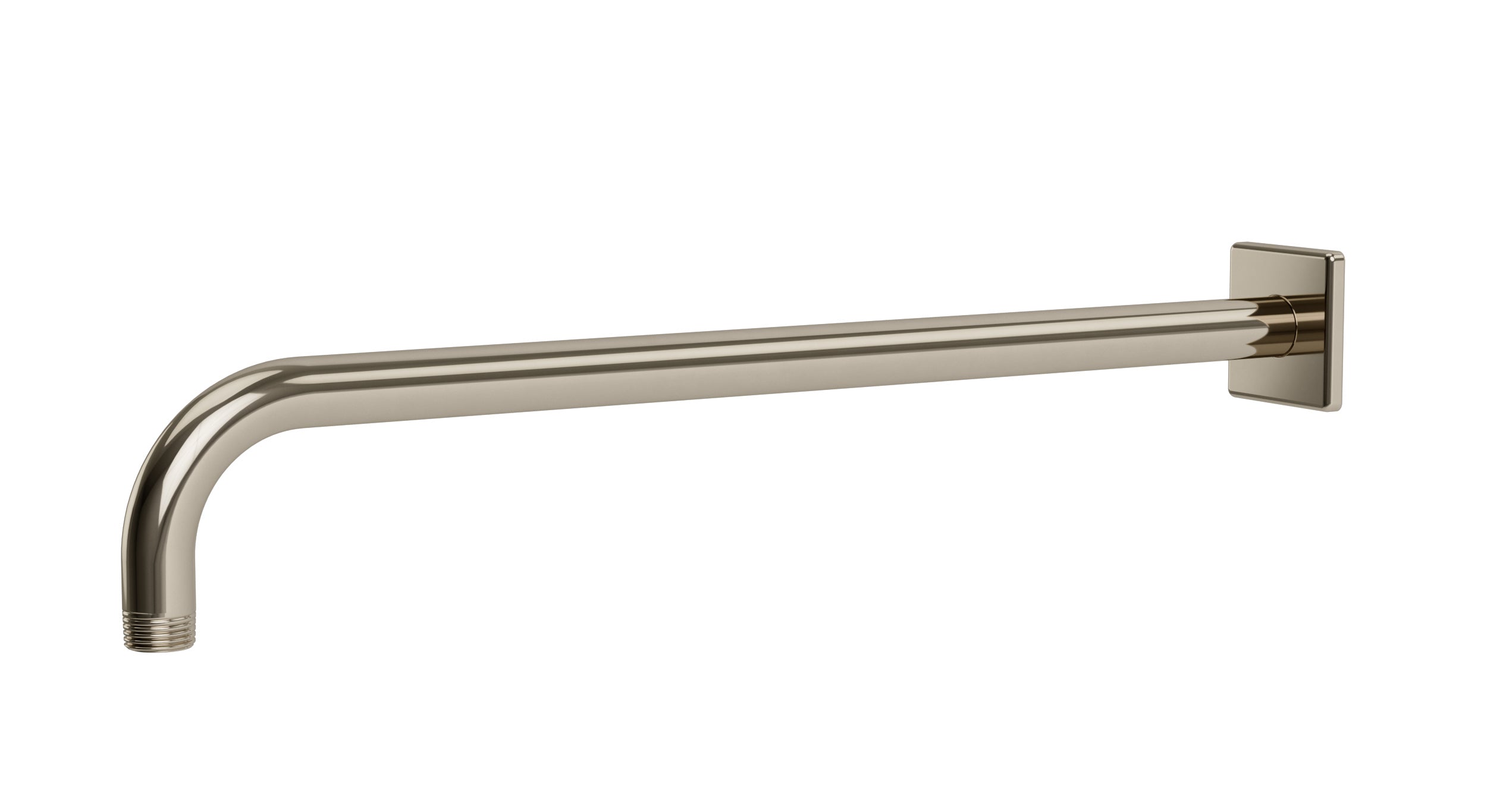 Flatiron 90-Degree 16" Shower Arm with Flange in Polished Nickel