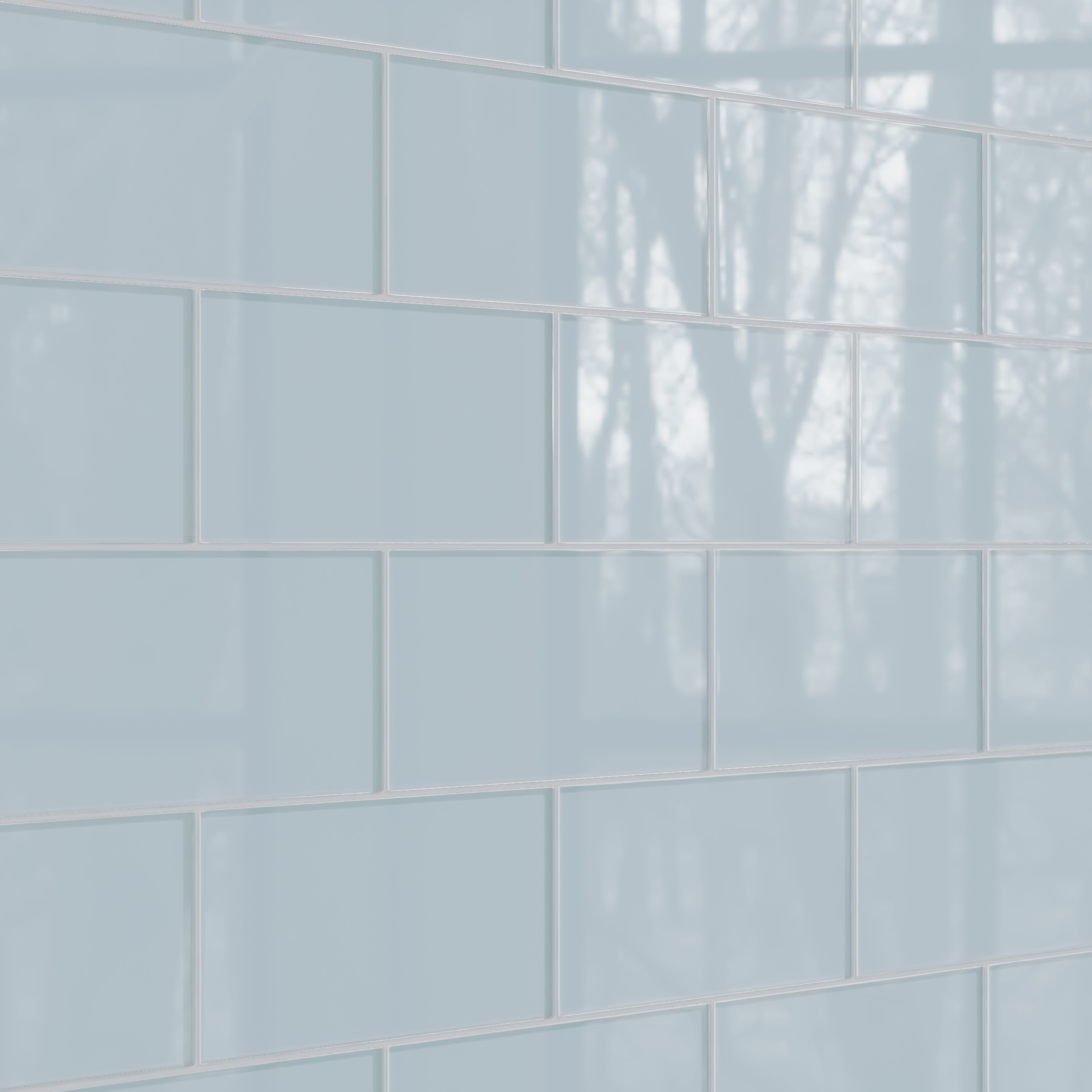 6x12 Glass Tile in Partridge Gloss