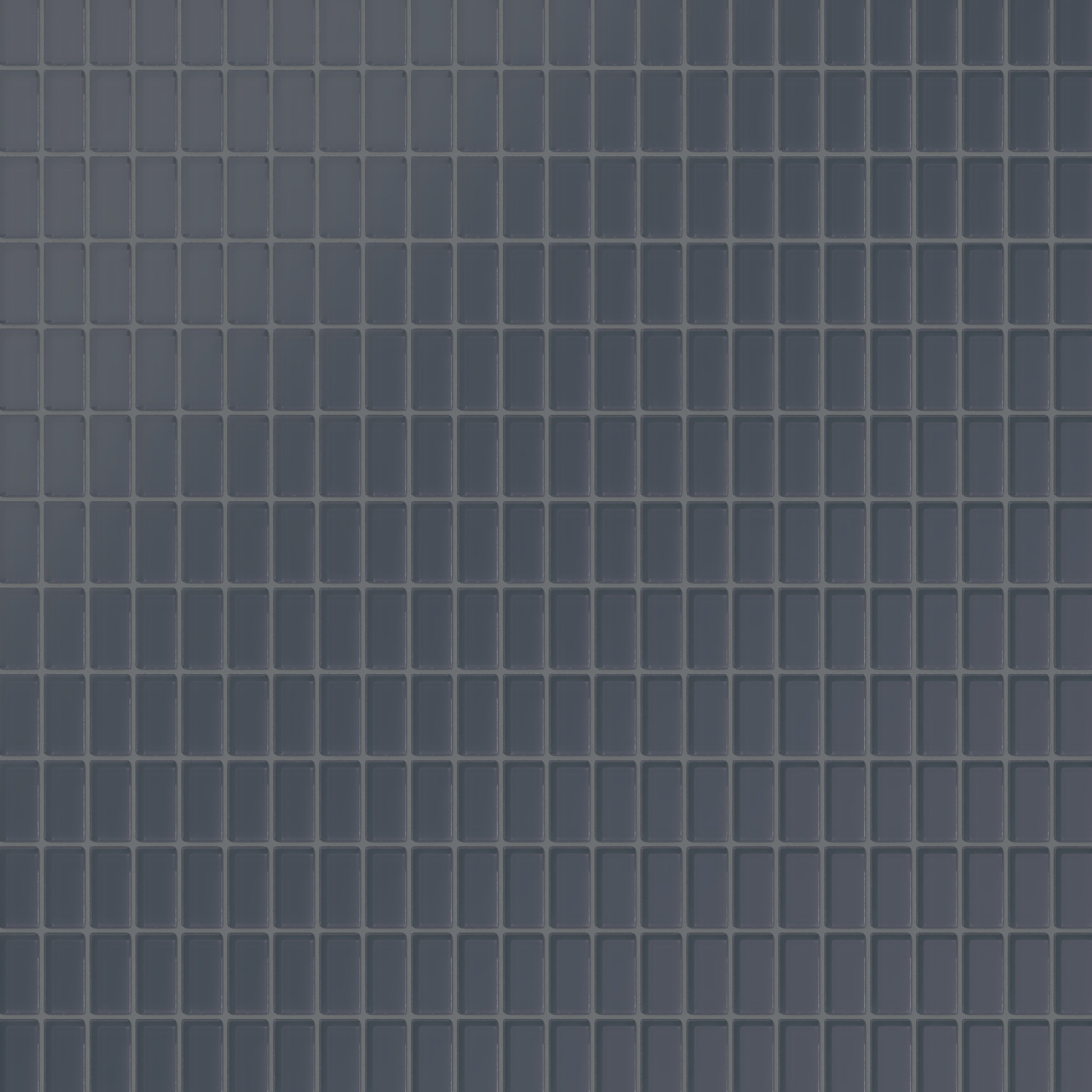 1x2 Straight Set Sheeted Glass Mosaic Tile in Junco Matte