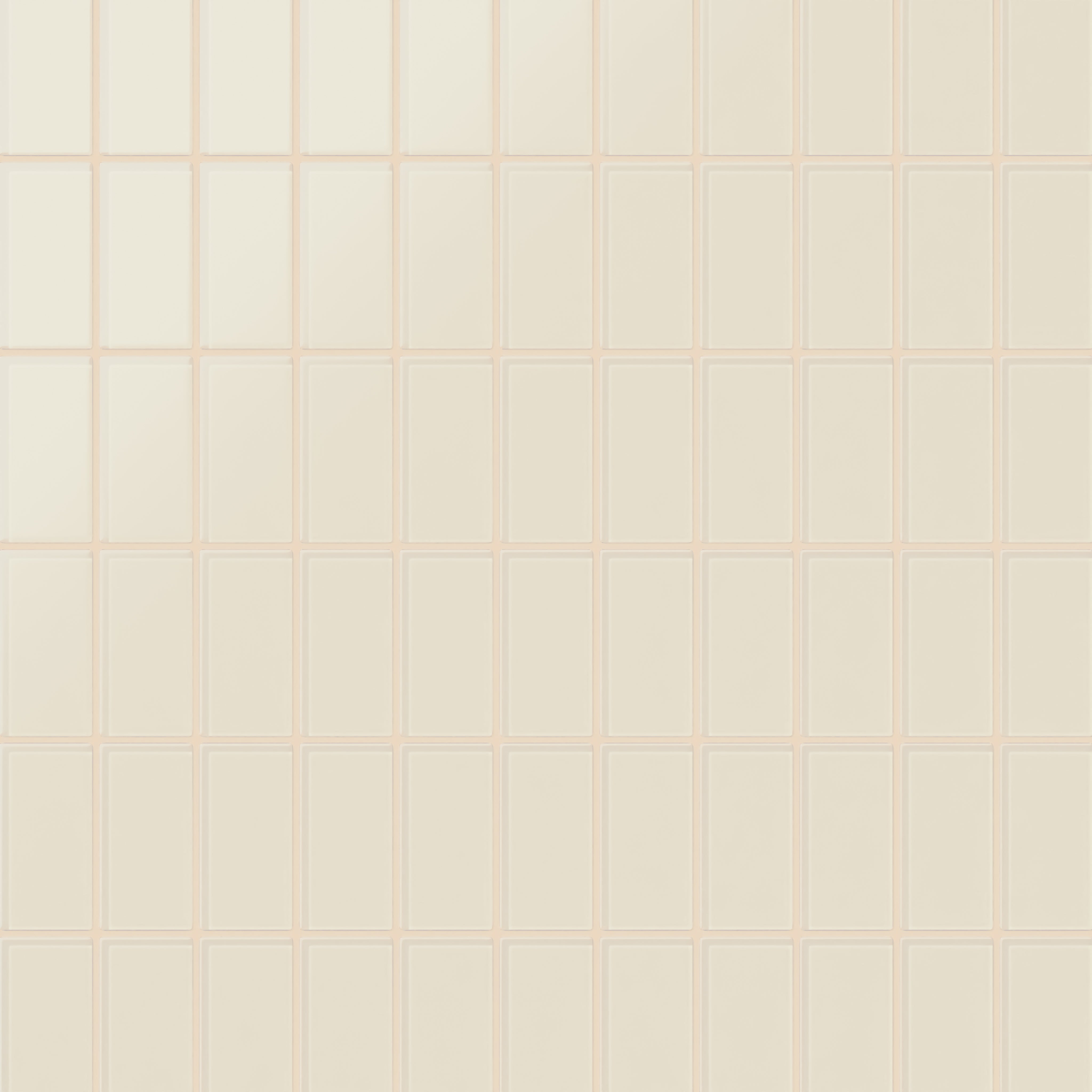 2x4 Straight Set Sheeted Glass Mosaic Tile in Sparrow Matte