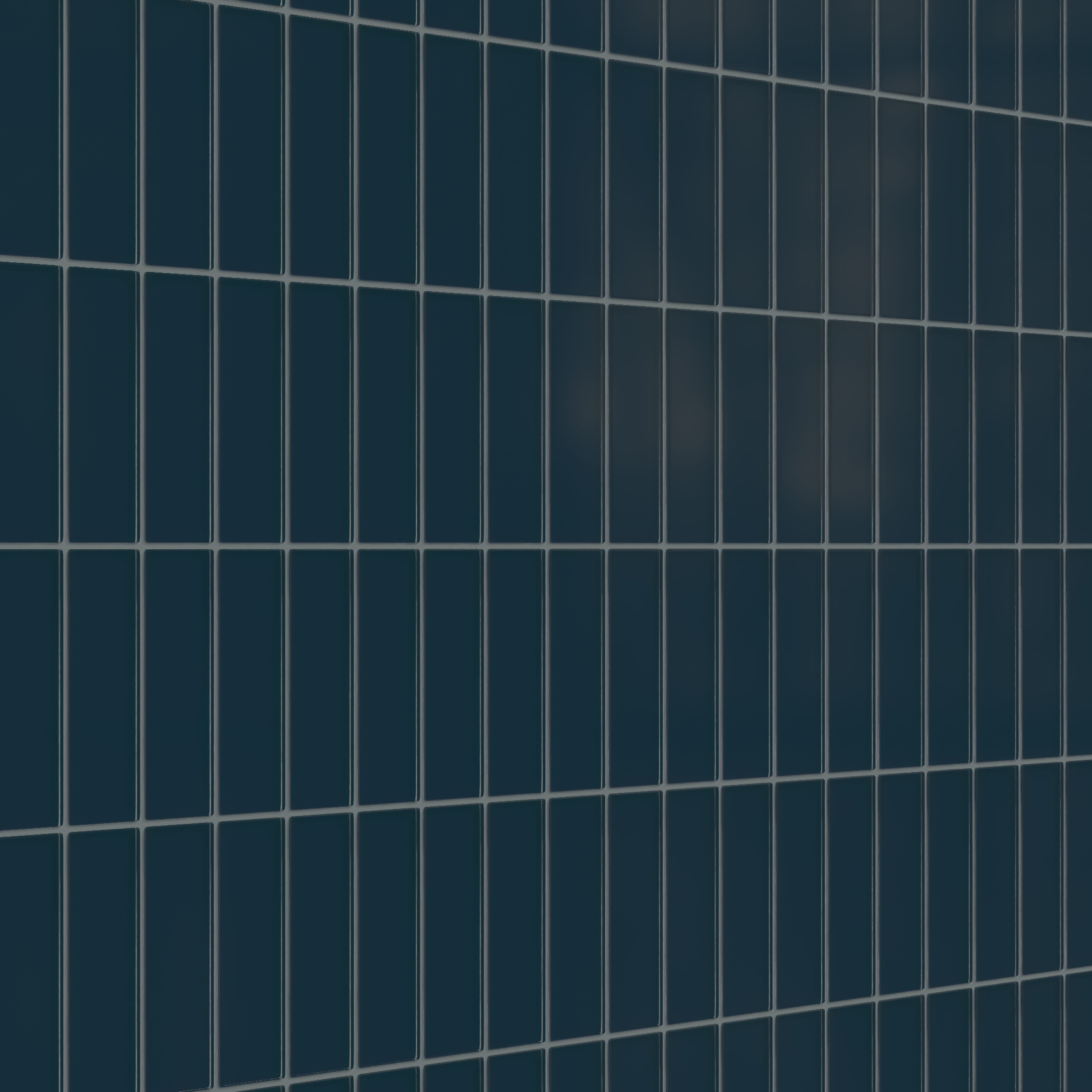 Quick Ship 2x6 Glass Tile in Grackle Matte