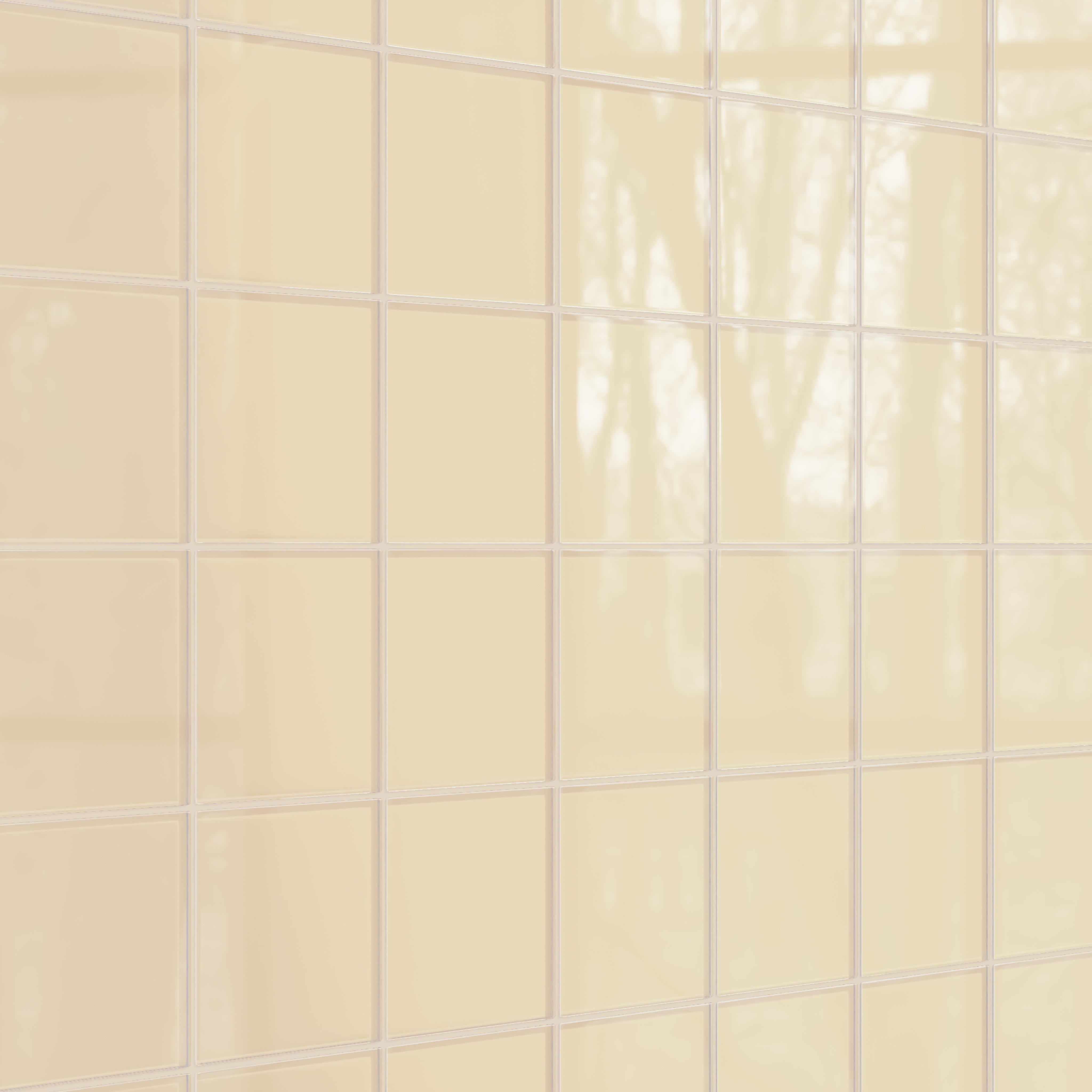 6x6 Glass Tile in Chickadee Gloss