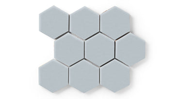 4" Hexagon Original Ceramic Tile in Crater Lake Matte
