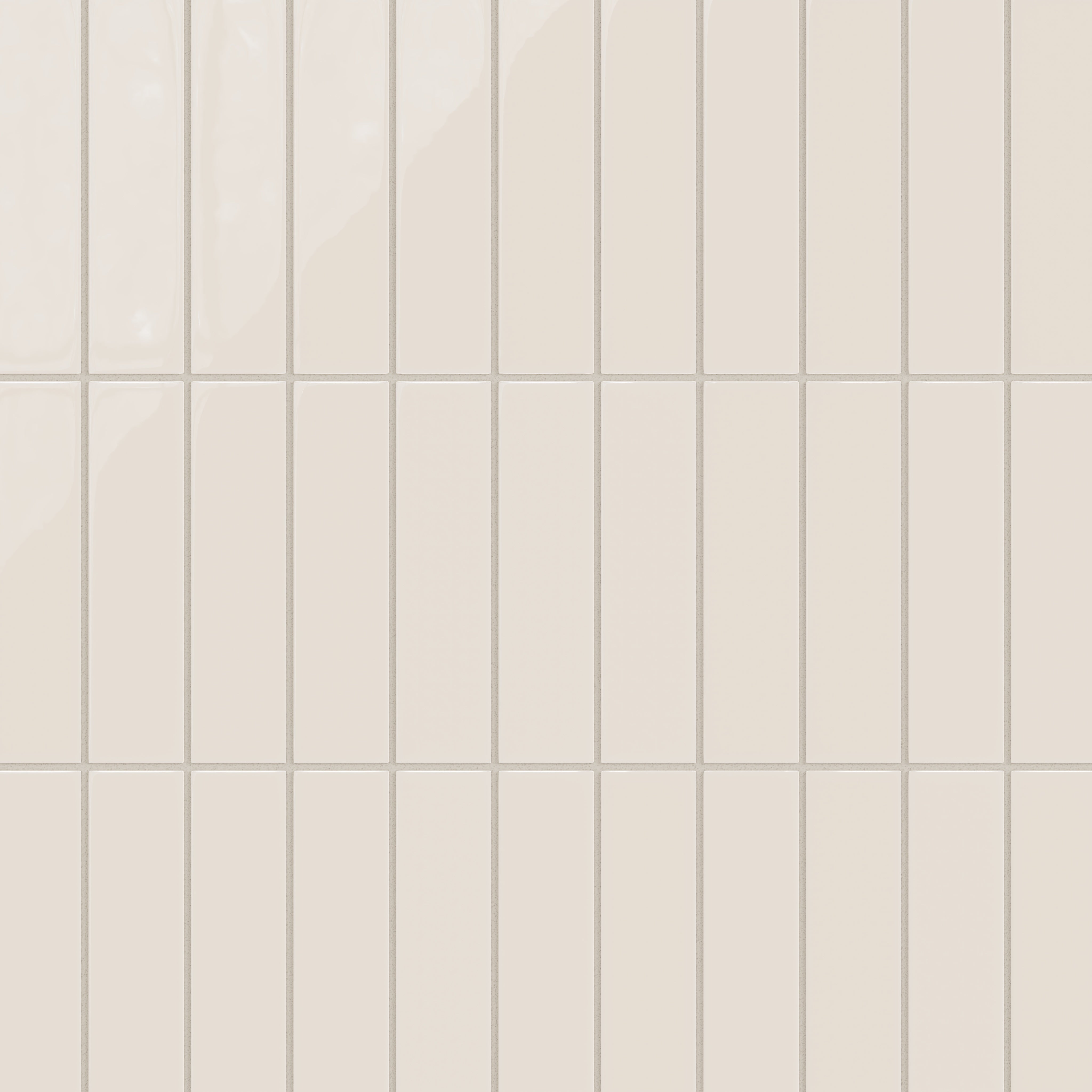 2x8 Natural Press Ceramic Tile in Pearl Gloss