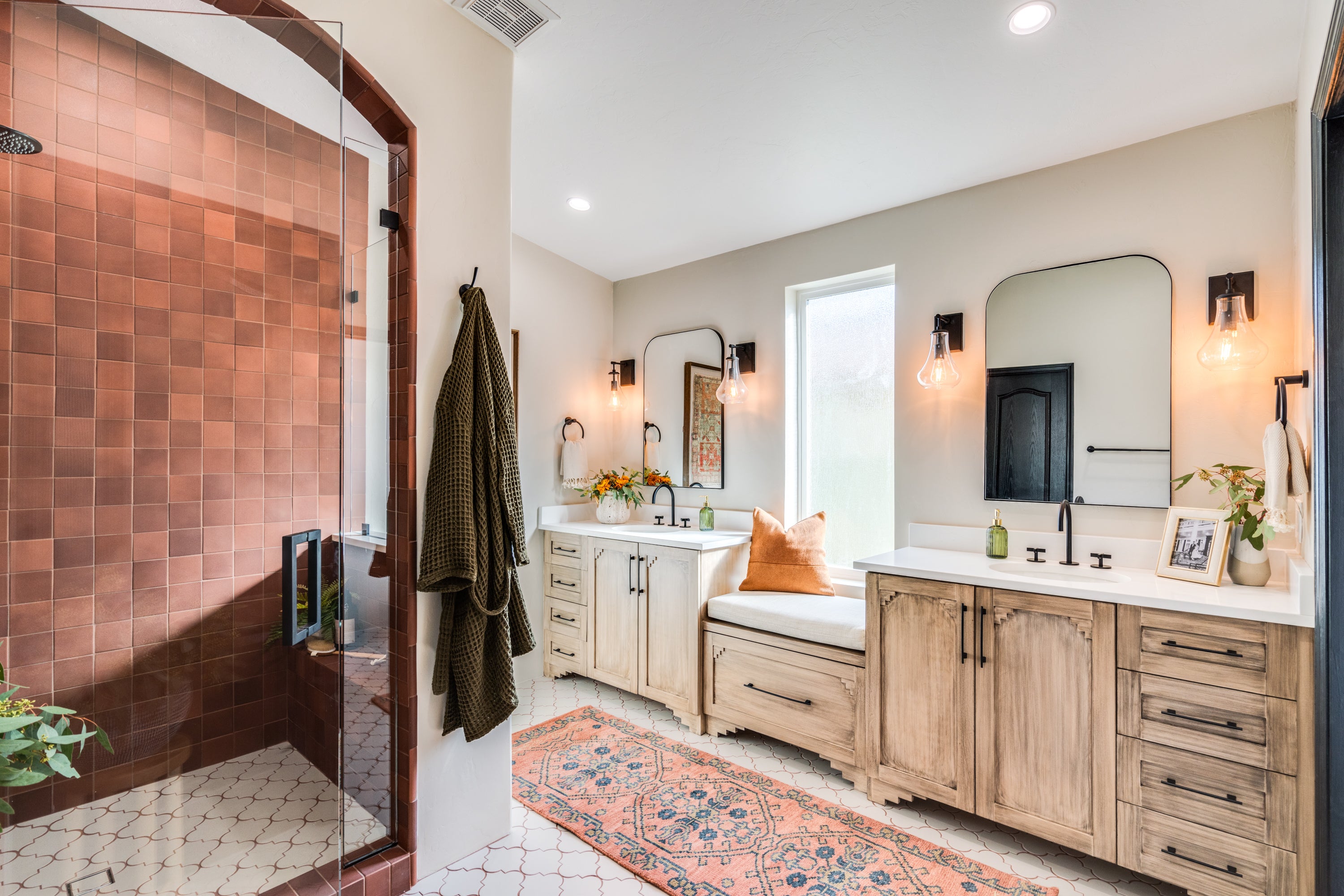 4x4 Original Ceramic Tile in Antique