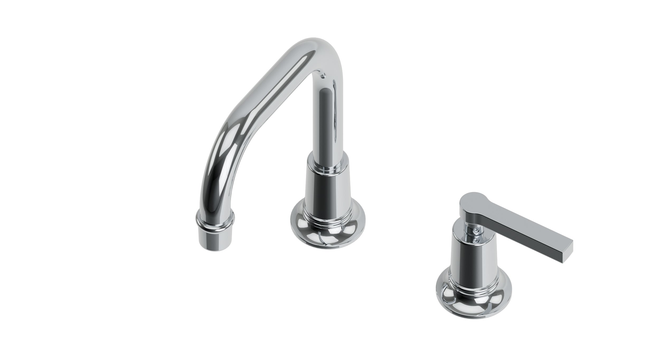 Emerson One Handle Deck Mount Squaretop Lavatory Faucet with Classic Lever Handle
