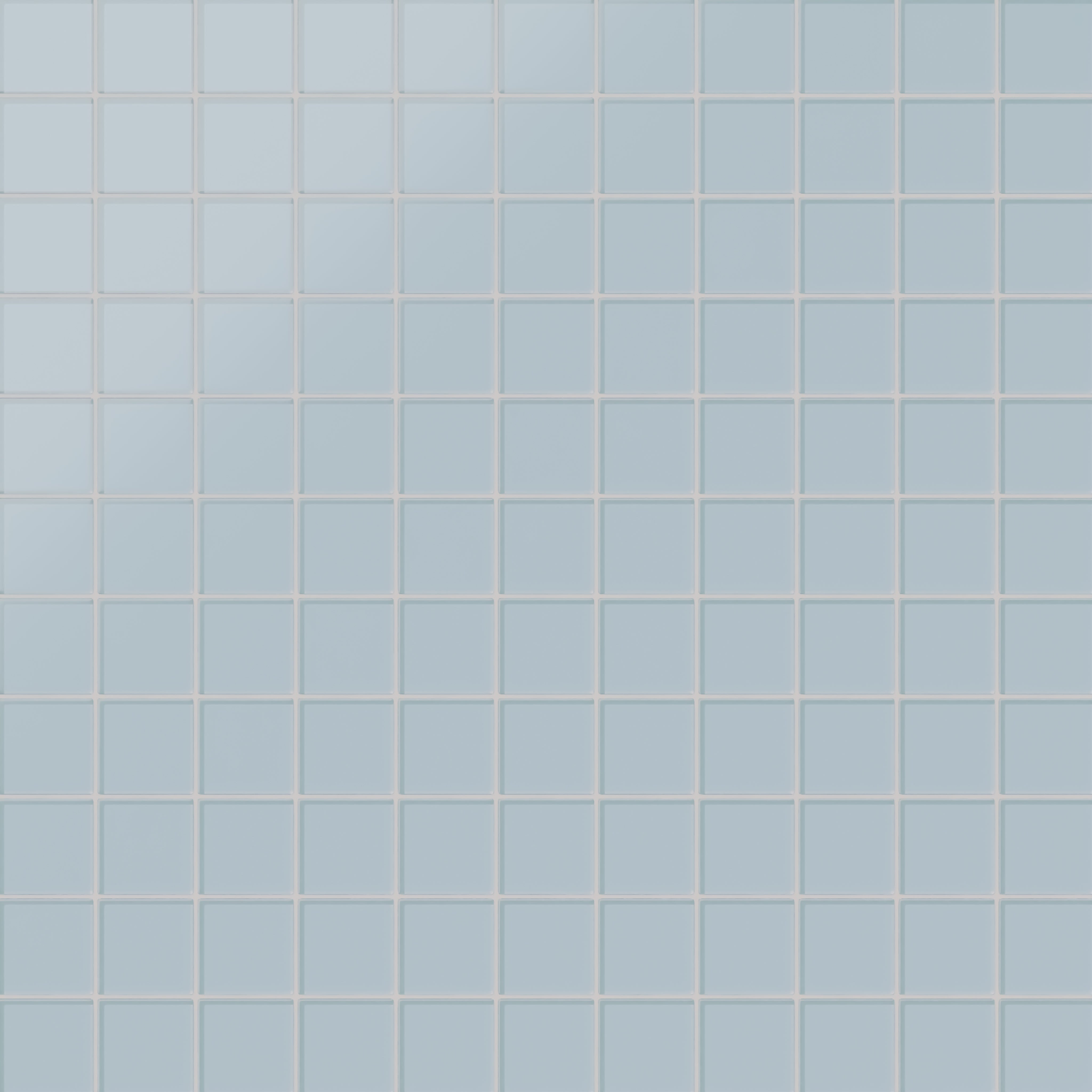 3x3 Straight Set Sheeted Glass Mosaic Tile in Partridge Matte