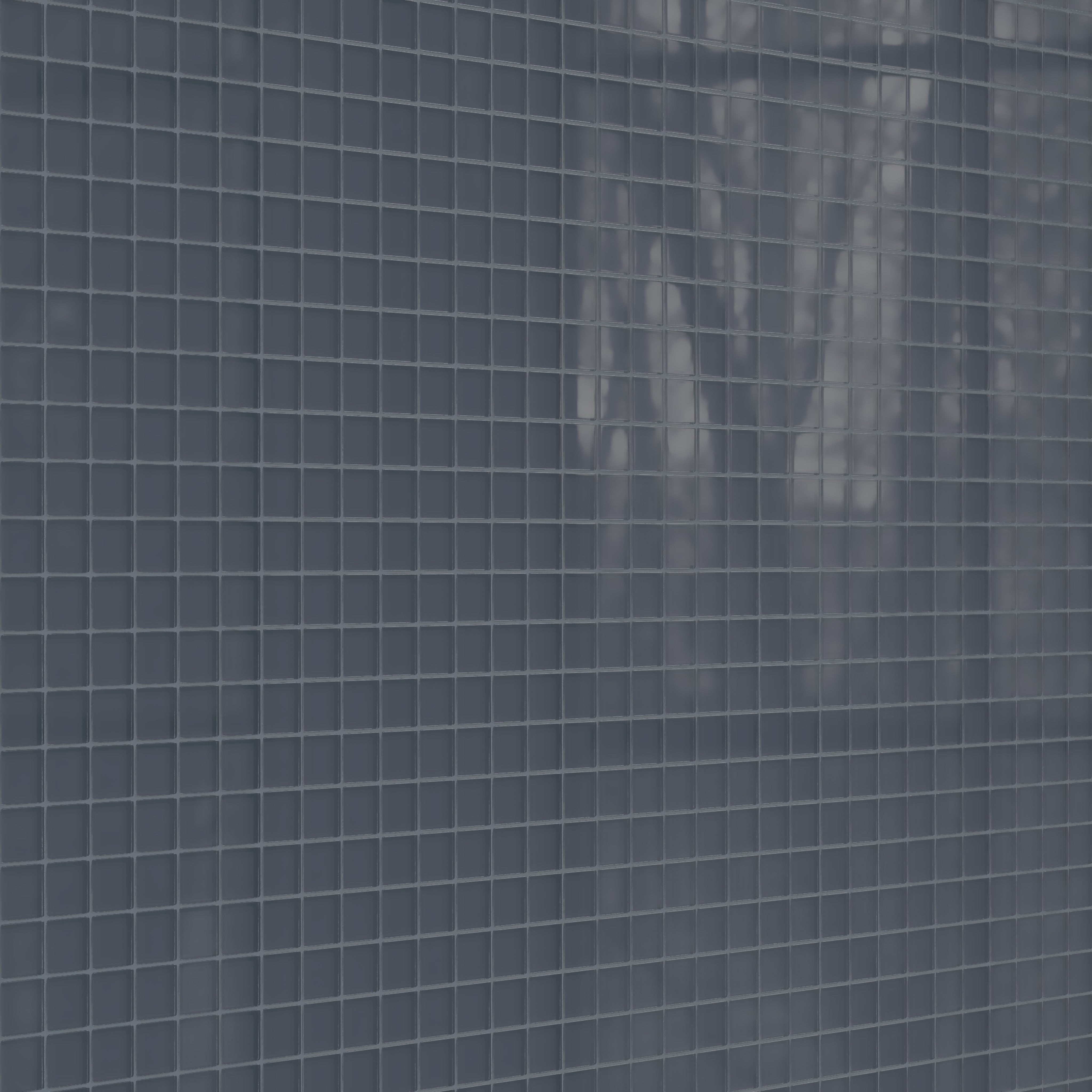 2x2 Straight Set Sheeted Glass Mosaic Tile in Junco Gloss