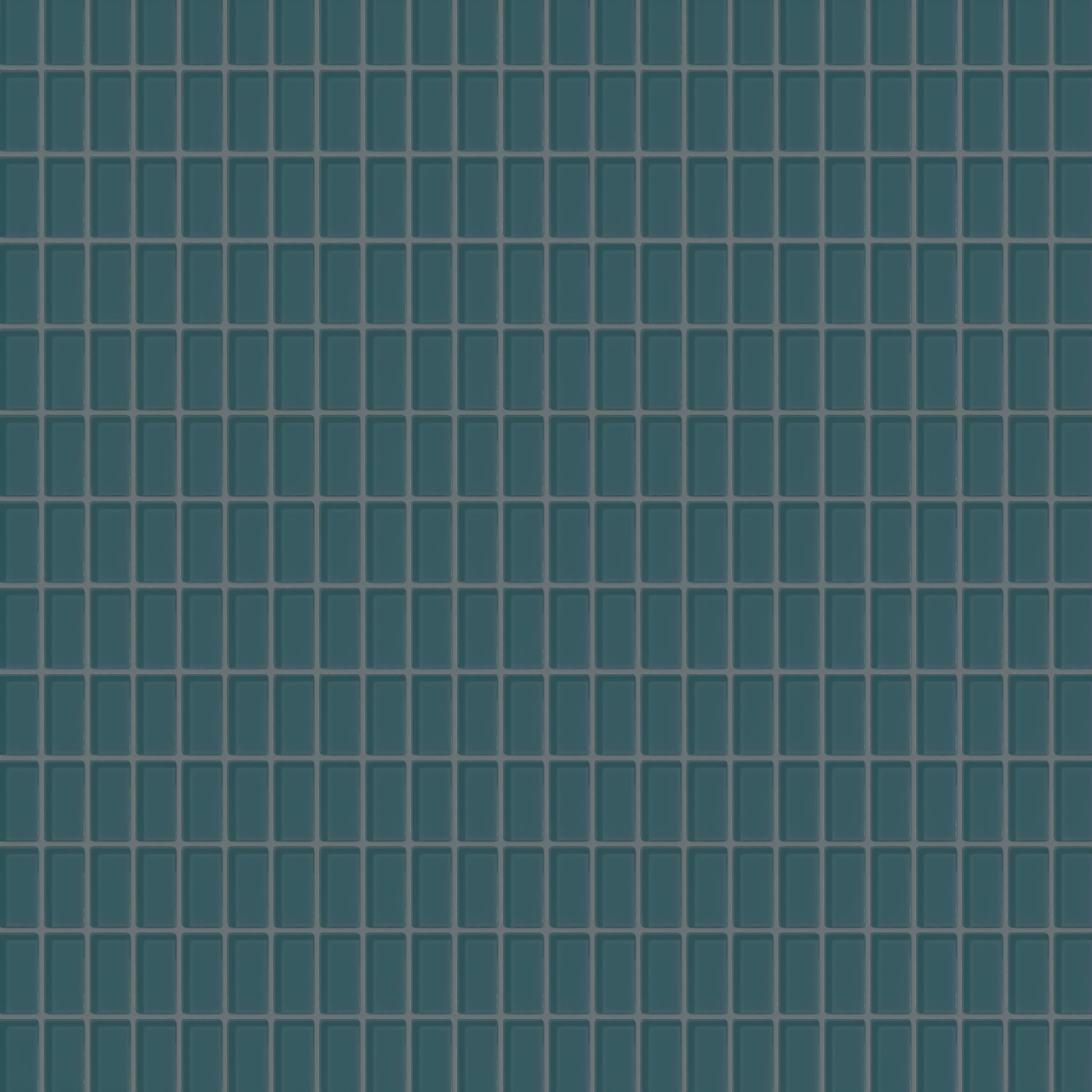 1x2 Straight Set Sheeted Glass Mosaic Tile in Magpie Gloss