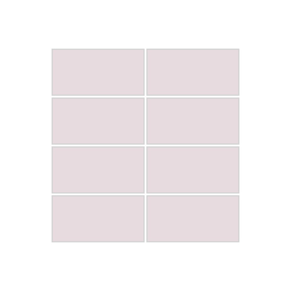 2x4 Straight Set Sheeted Original Ceramic Mosaic Tile in Evening Glow Matte