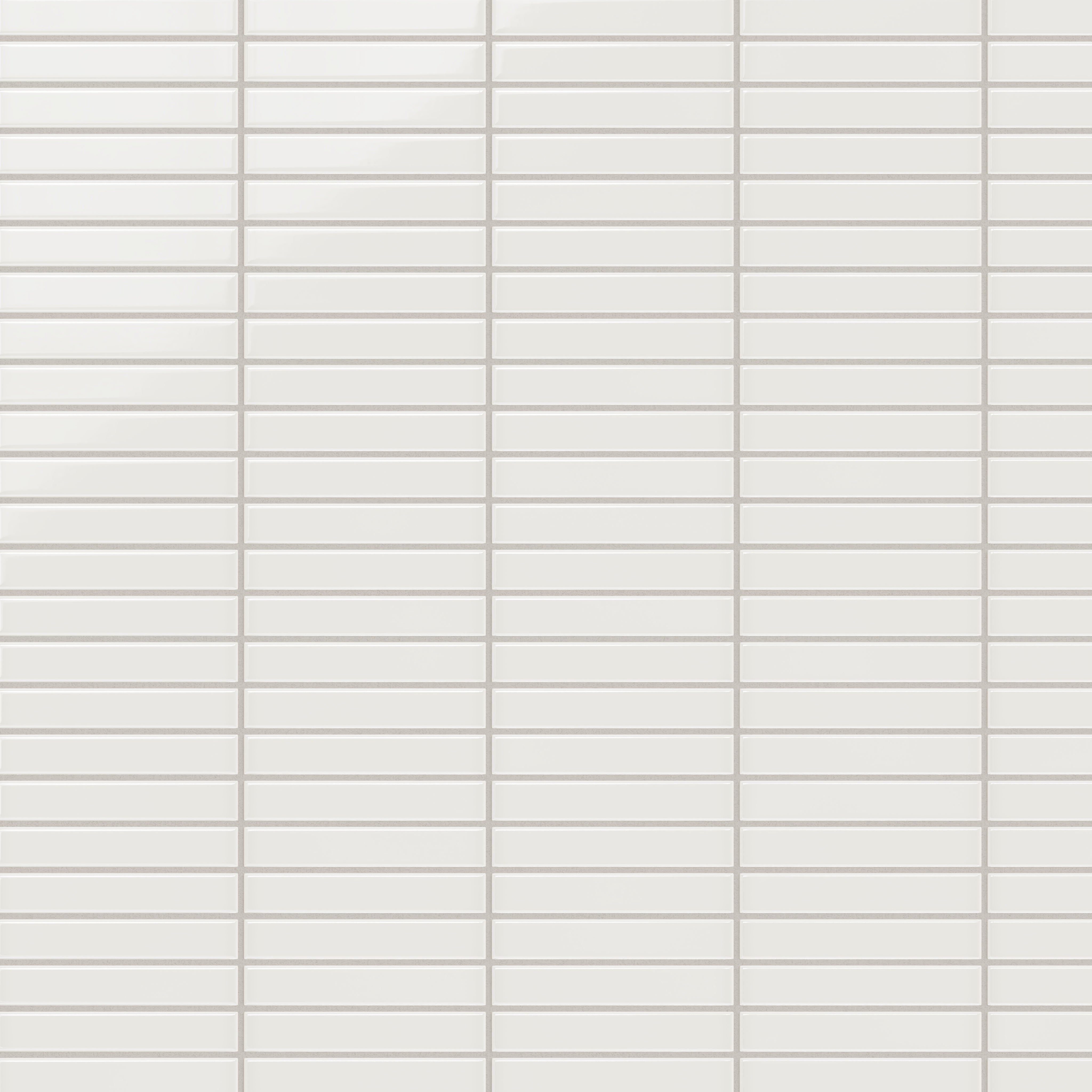 1x6 Straight Set Sheeted Original Ceramic Mosaic Tile in Feldspar Gloss