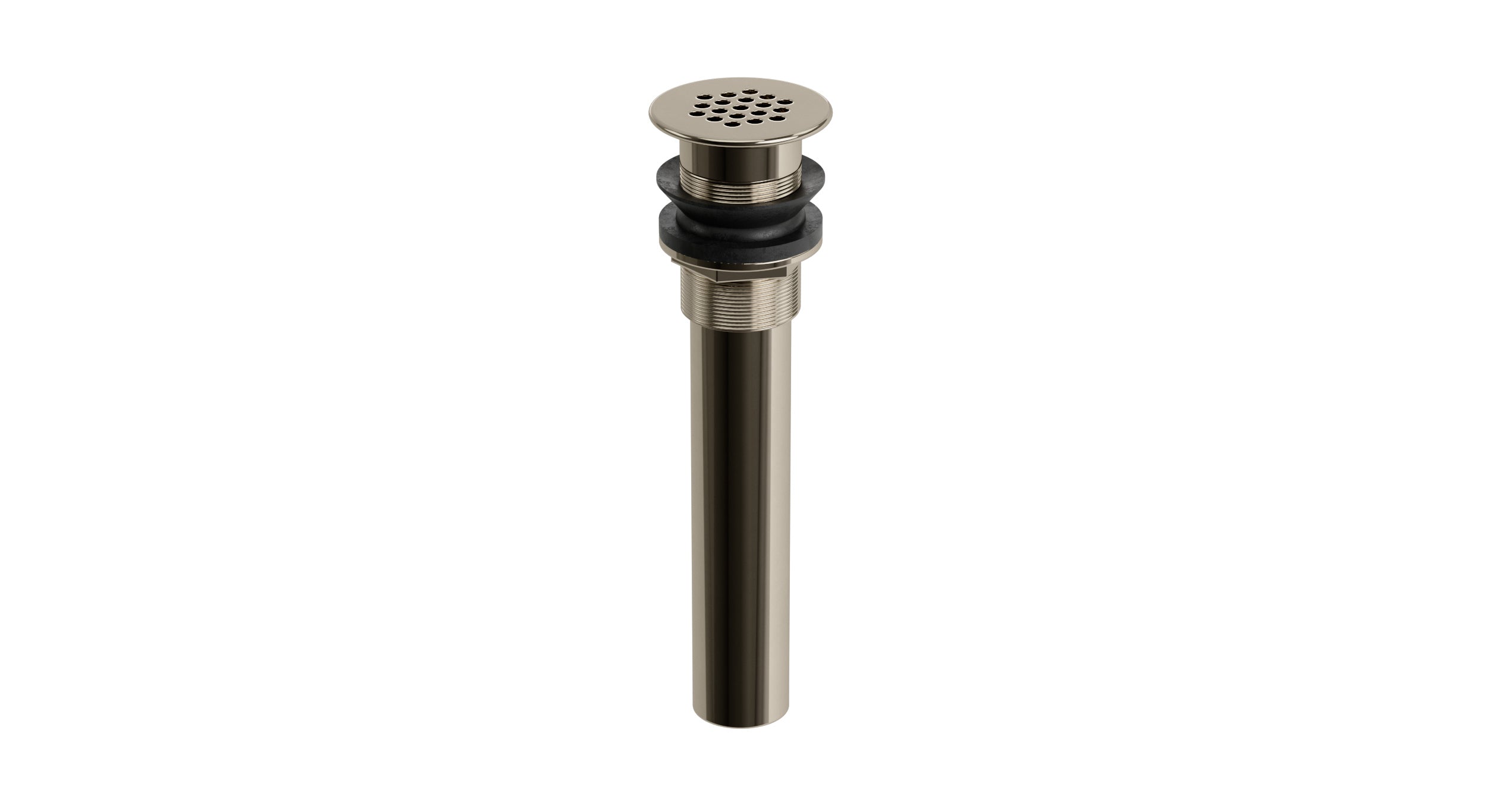Lavatory Faucet Grid Drain - Less Overflow in Polished Nickel