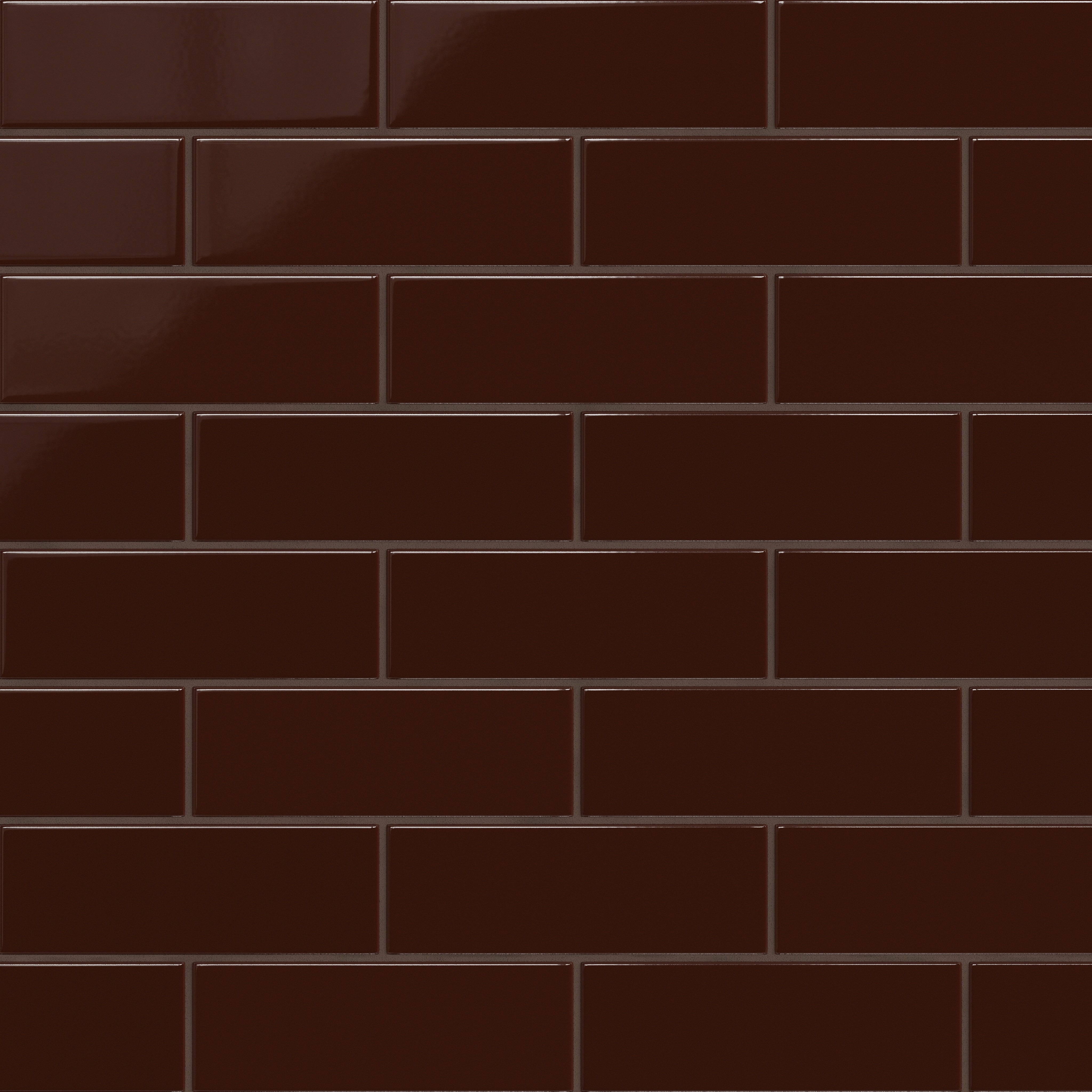 3x9 Original Ceramic Tile in Garnet Gloss