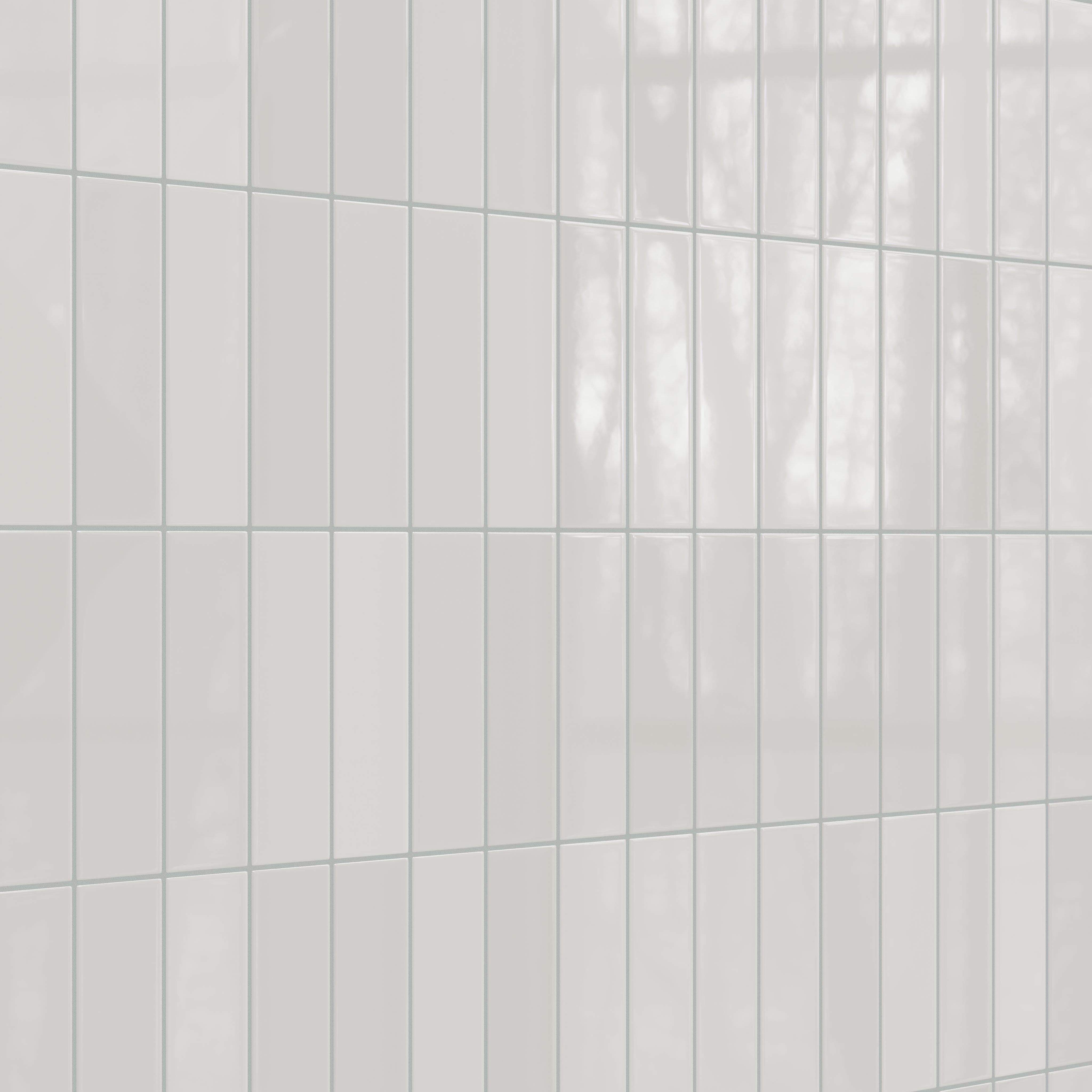 3x9 Natural Press Ceramic Tile in Cloud Cover Gloss