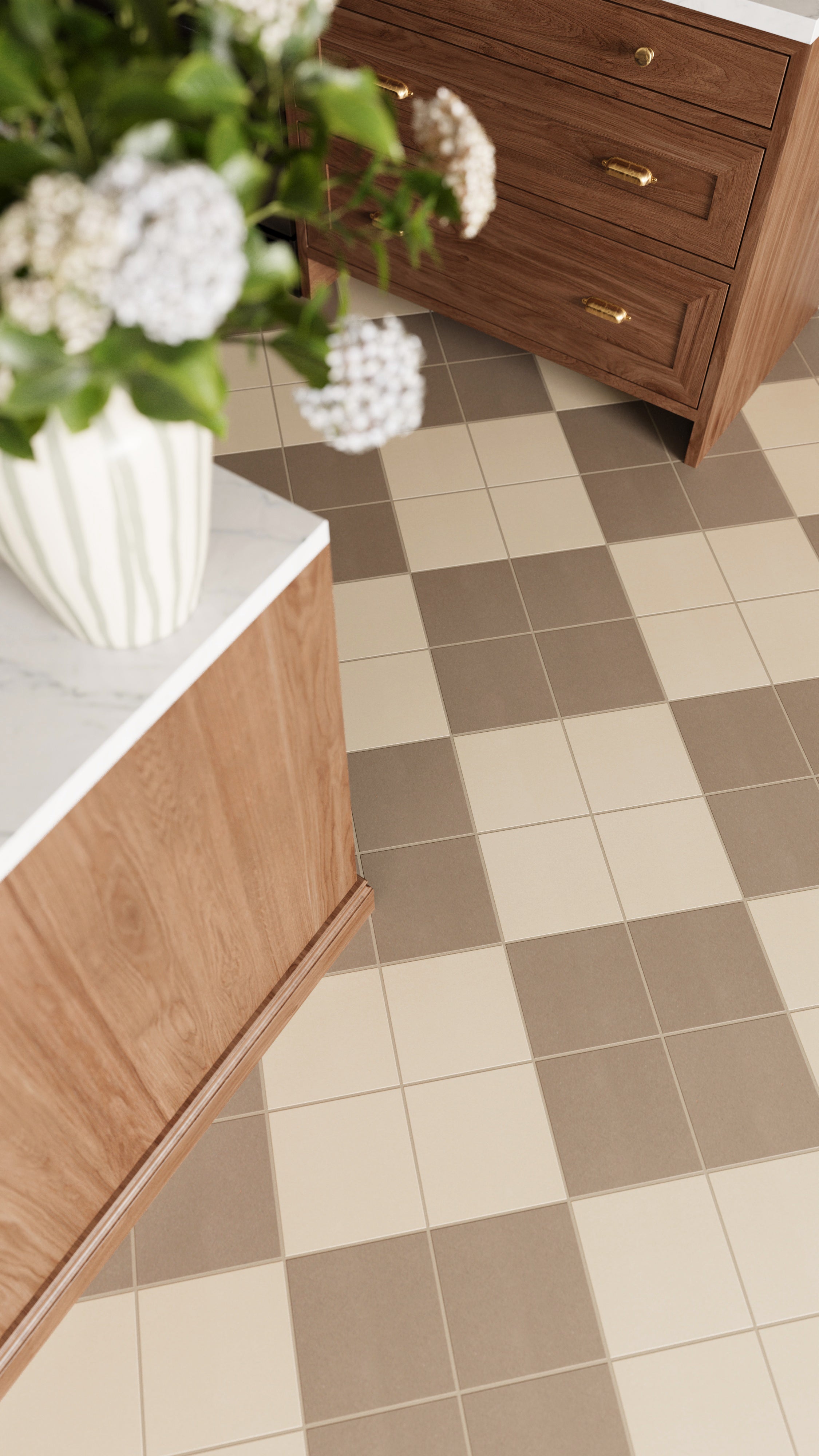 8x8 Original Ceramic Tile in Dolomite Matte