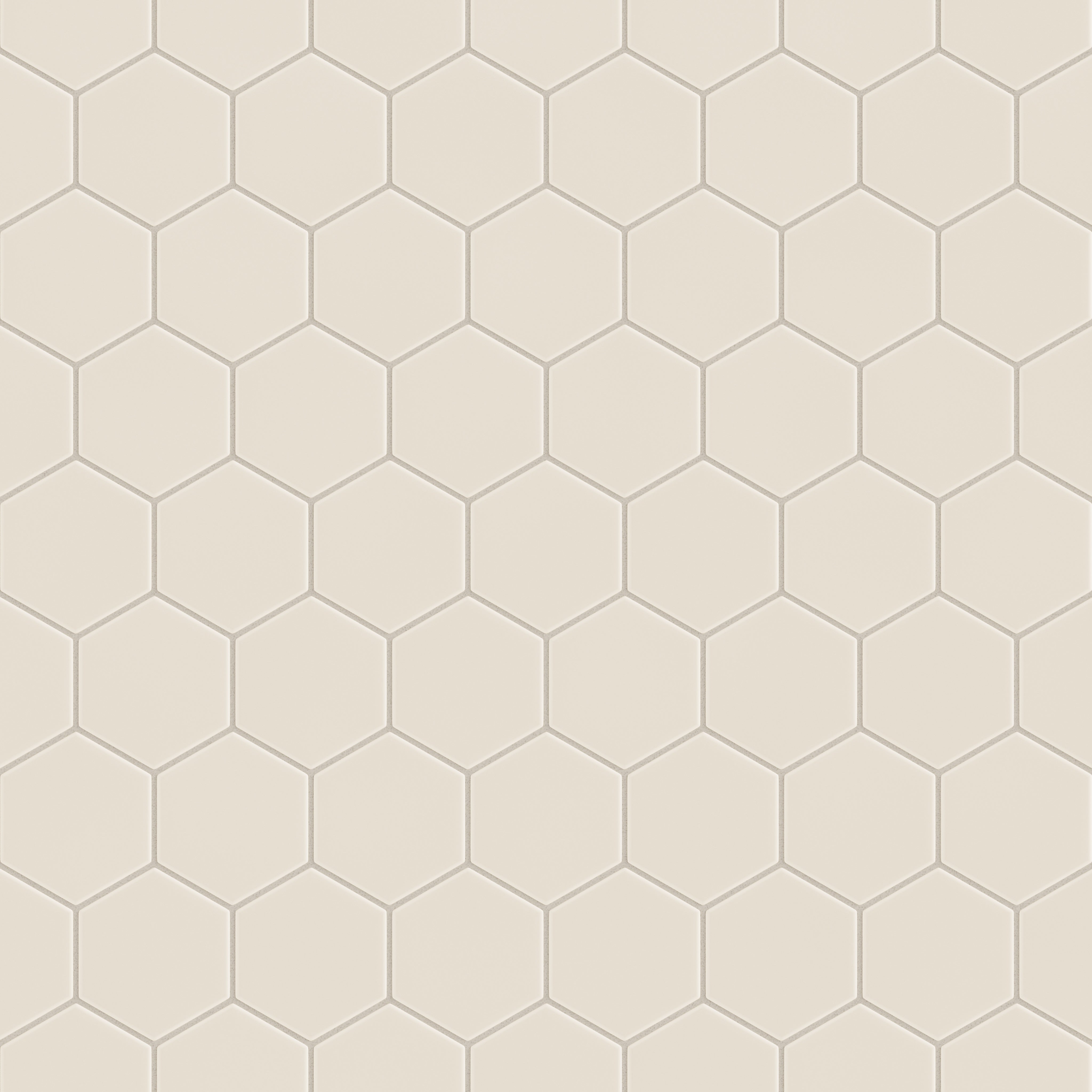 4" Hexagon Original Ceramic Tile in Sand Dune Matte
