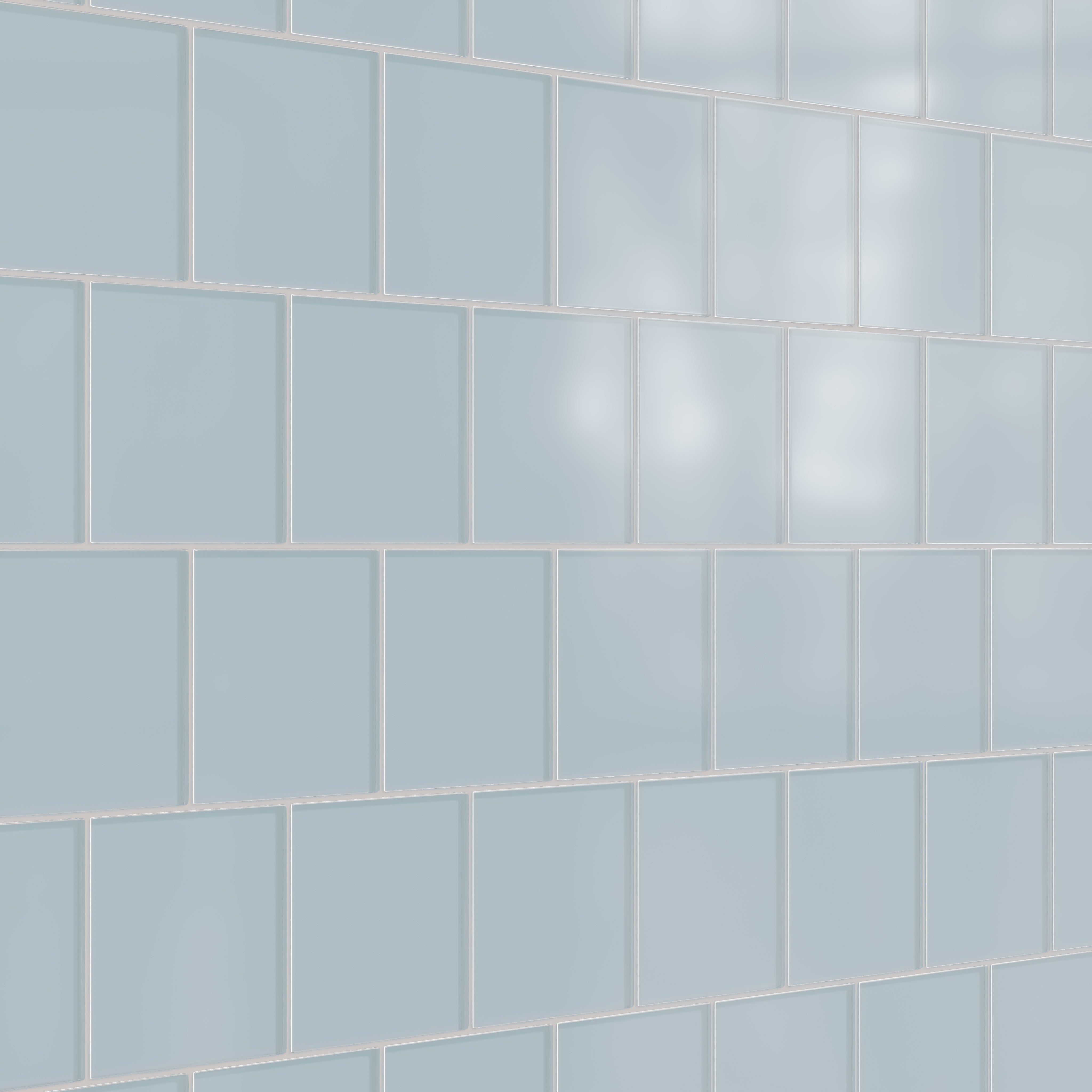 6x6 Glass Tile in Partridge Matte