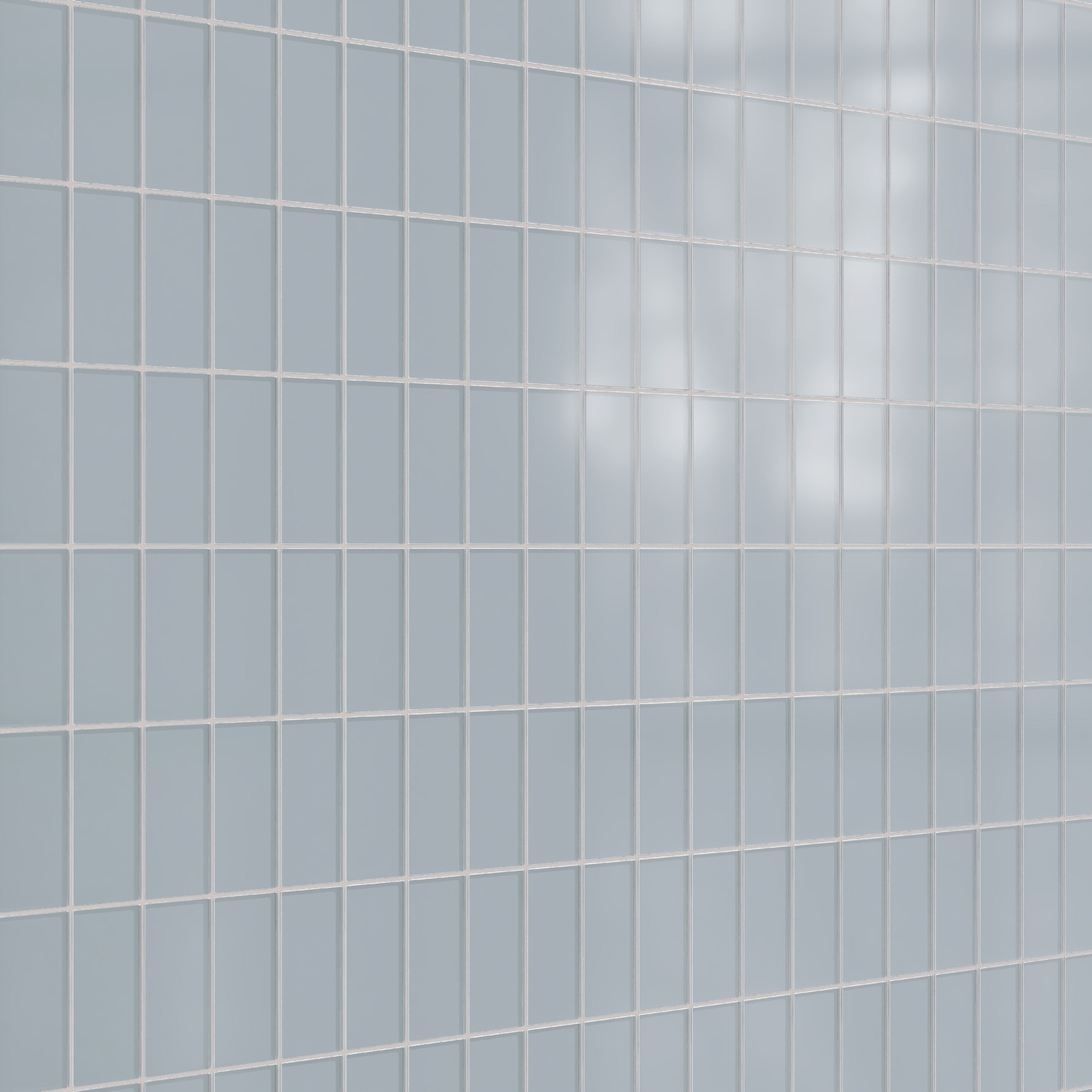 3x6 Glass Tile in Pinyon Jay Matte
