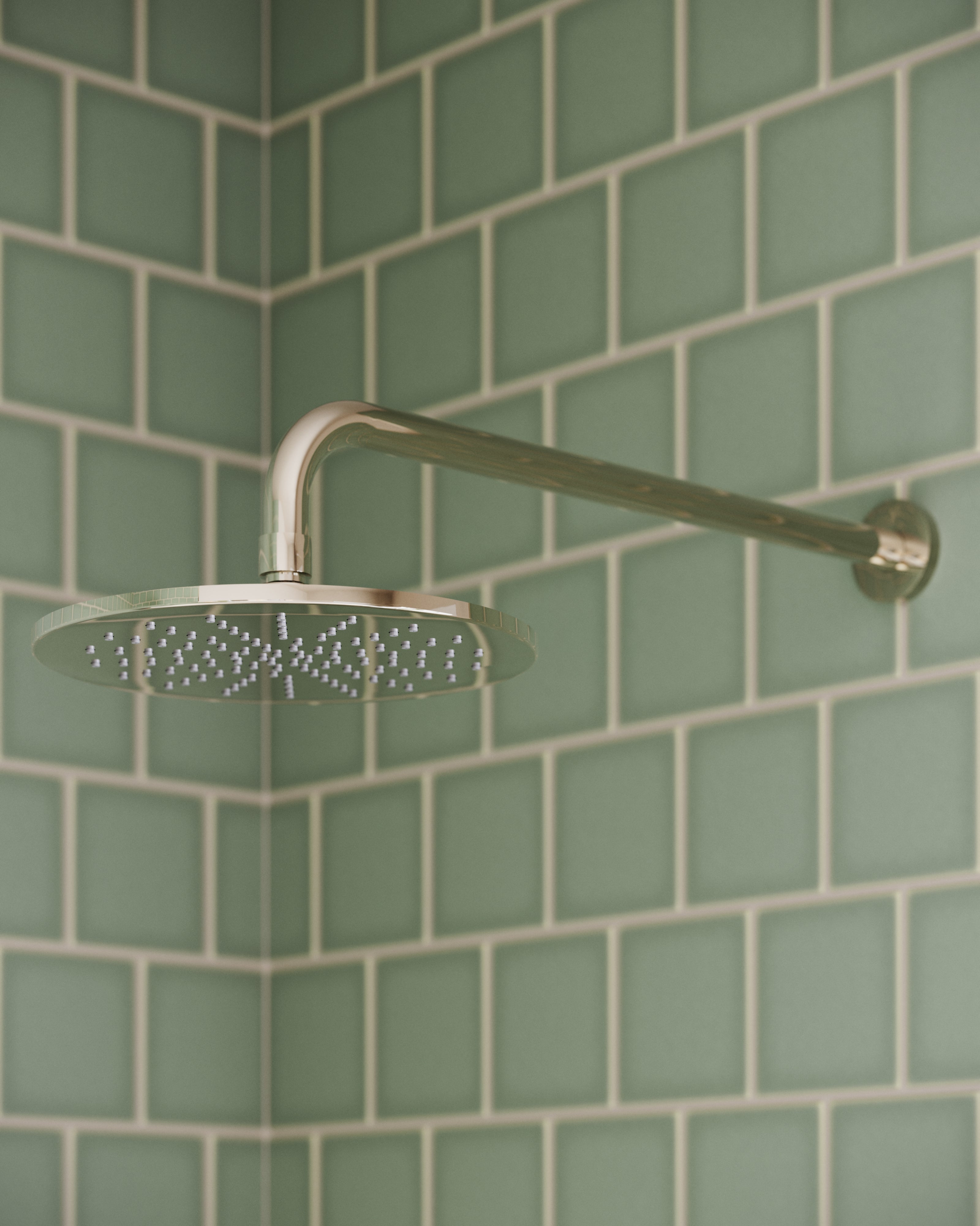 Contour & Foundry 90-Degree 16" Shower Arm with Flange in Polished Nickel
