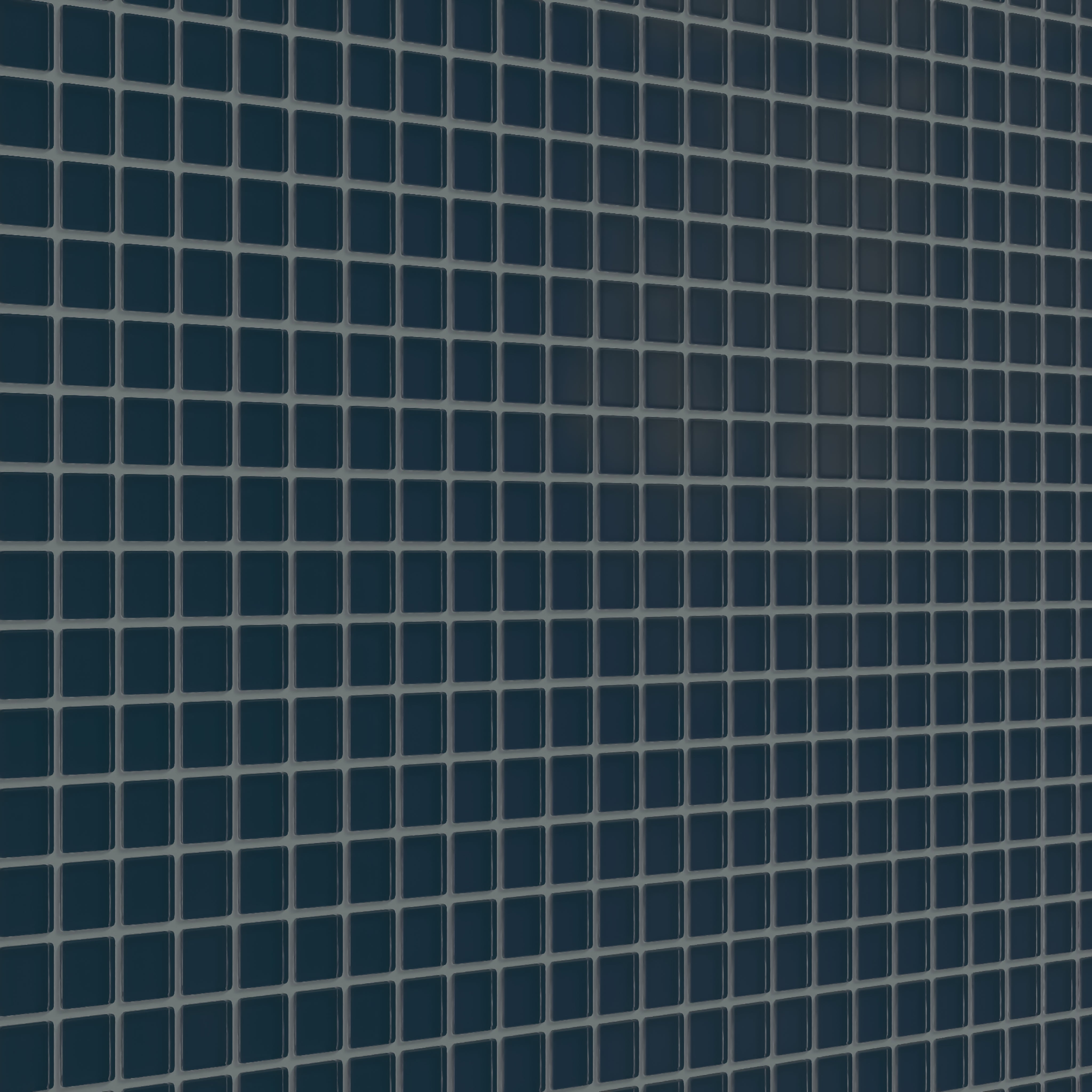 1x1 Straight Set Sheeted Glass Mosaic Tile in Grackle Matte
