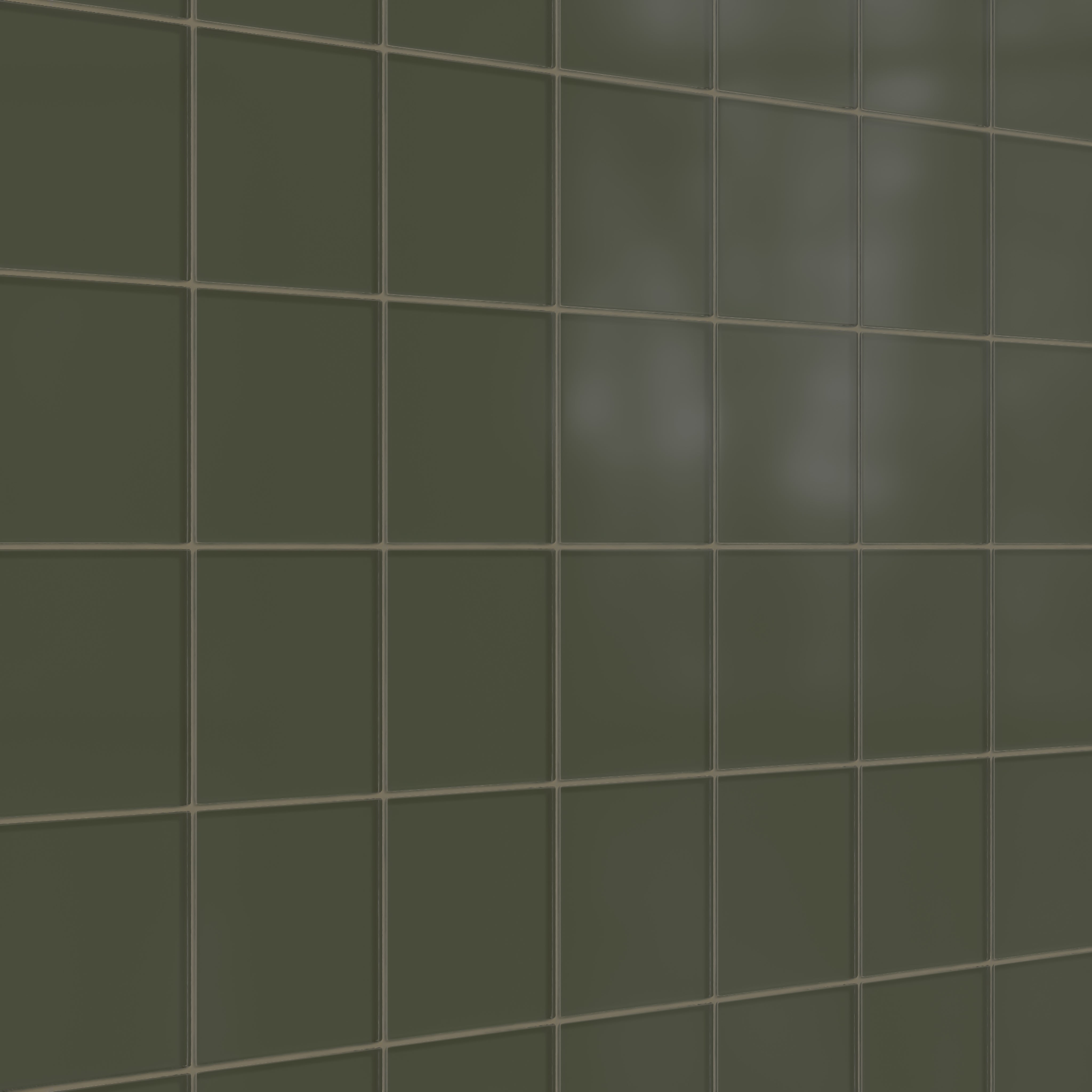 6x6 Glass Tile in Roadrunner Matte