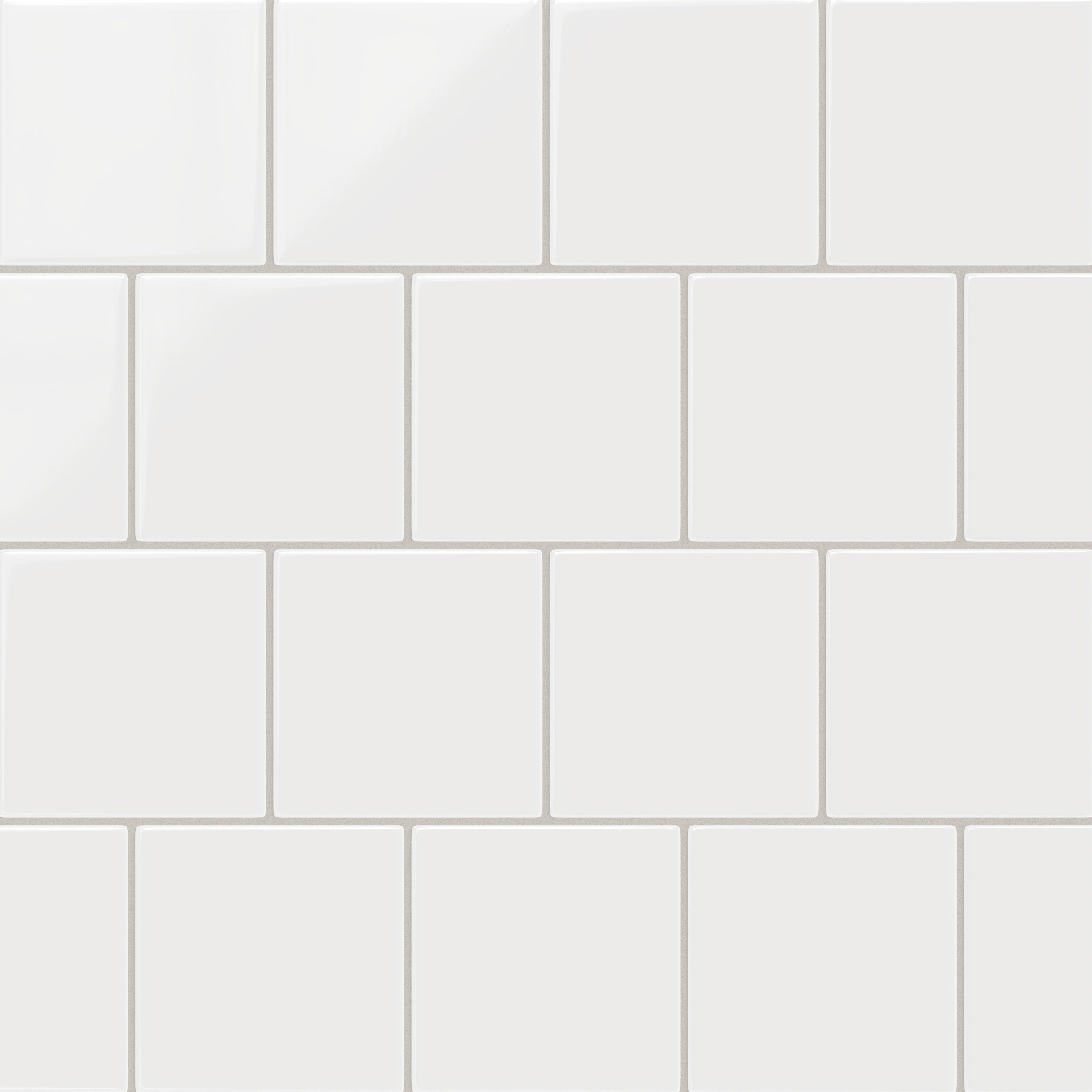 6x6 Original Ceramic Tile in Calcite Gloss
