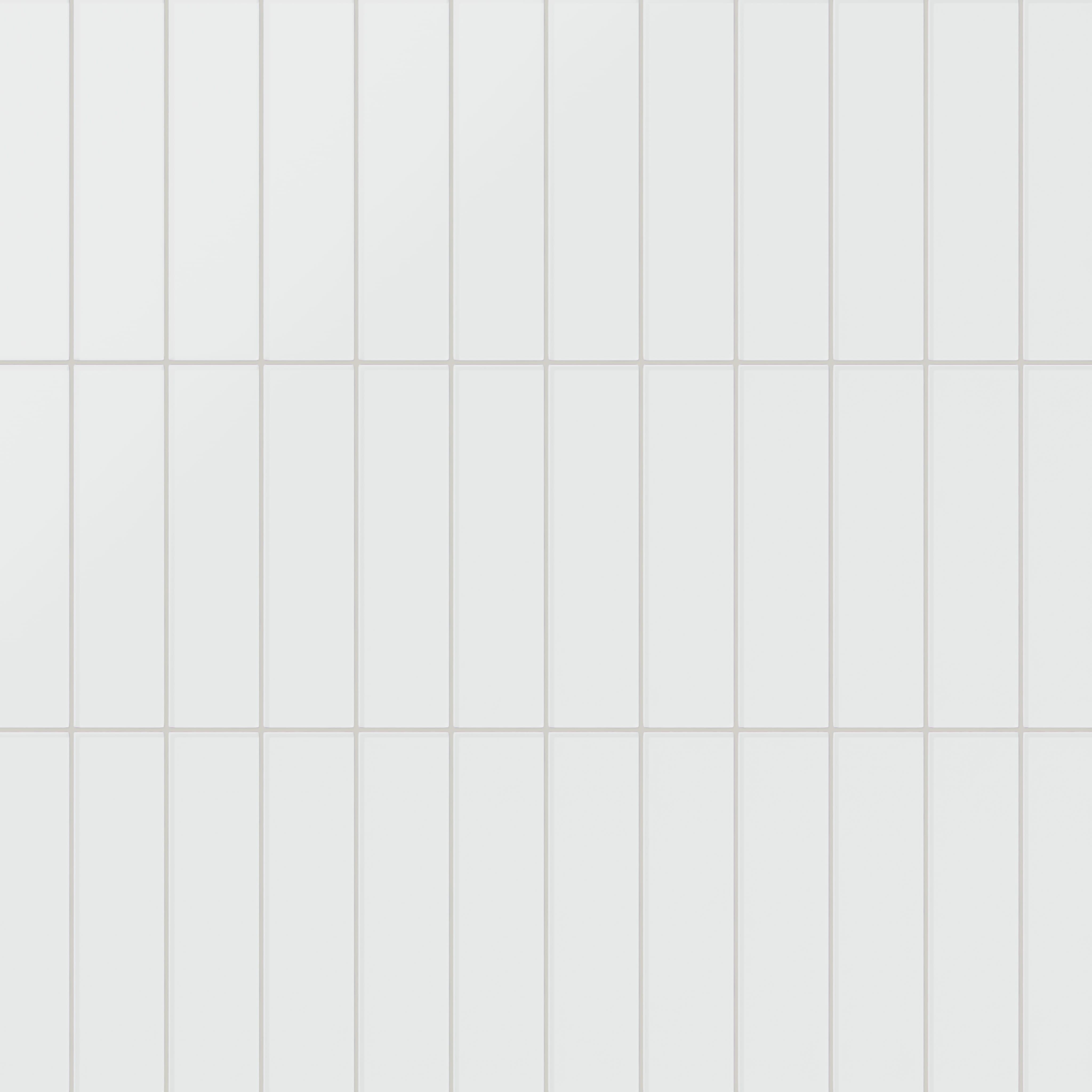 Quick Ship 3x12 Glass Tile in Egret Matte