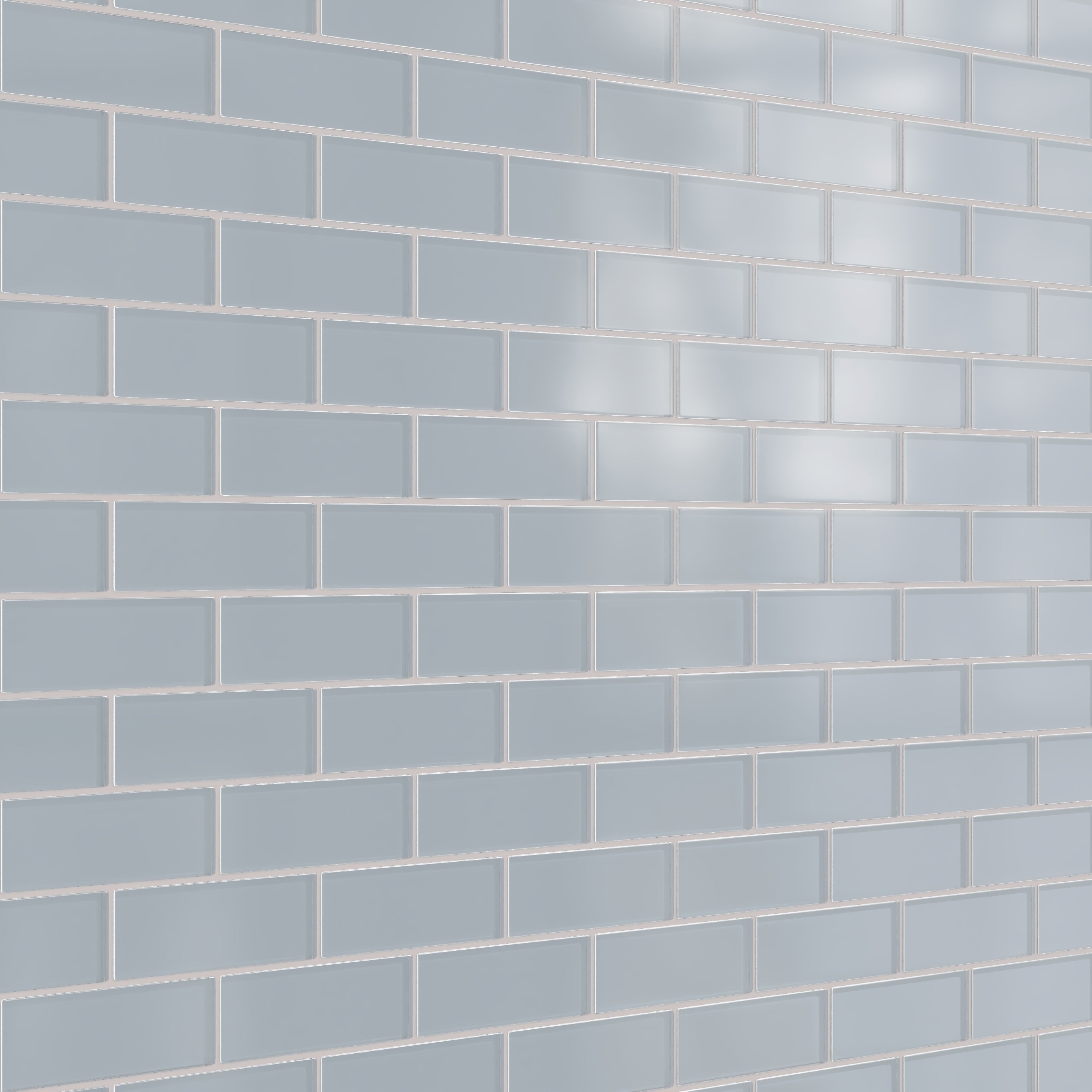 2x6 Glass Tile in Pinyon Jay Matte