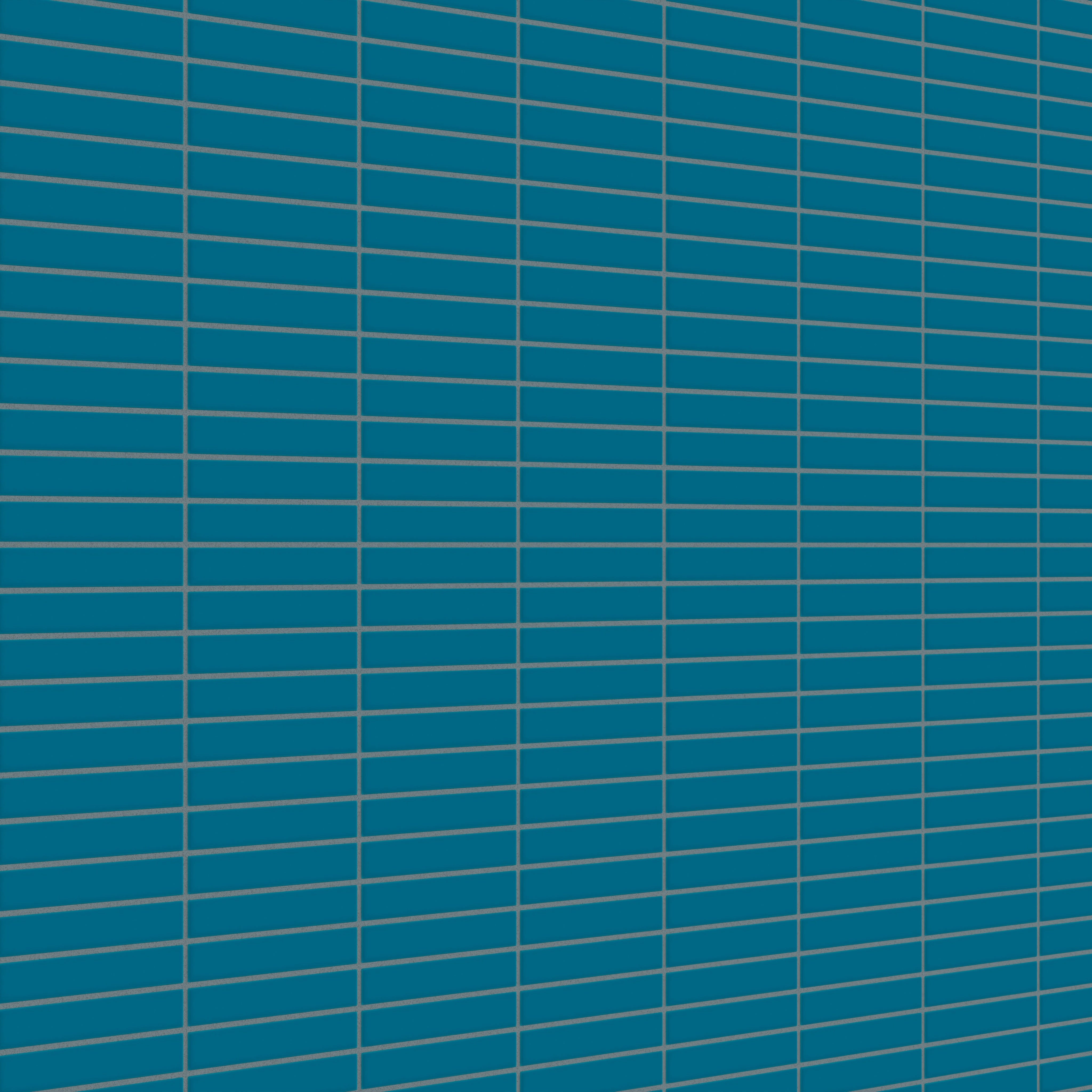 1x6 Straight Set Sheeted Original Ceramic Mosaic Tile in Adriatic Sea Matte