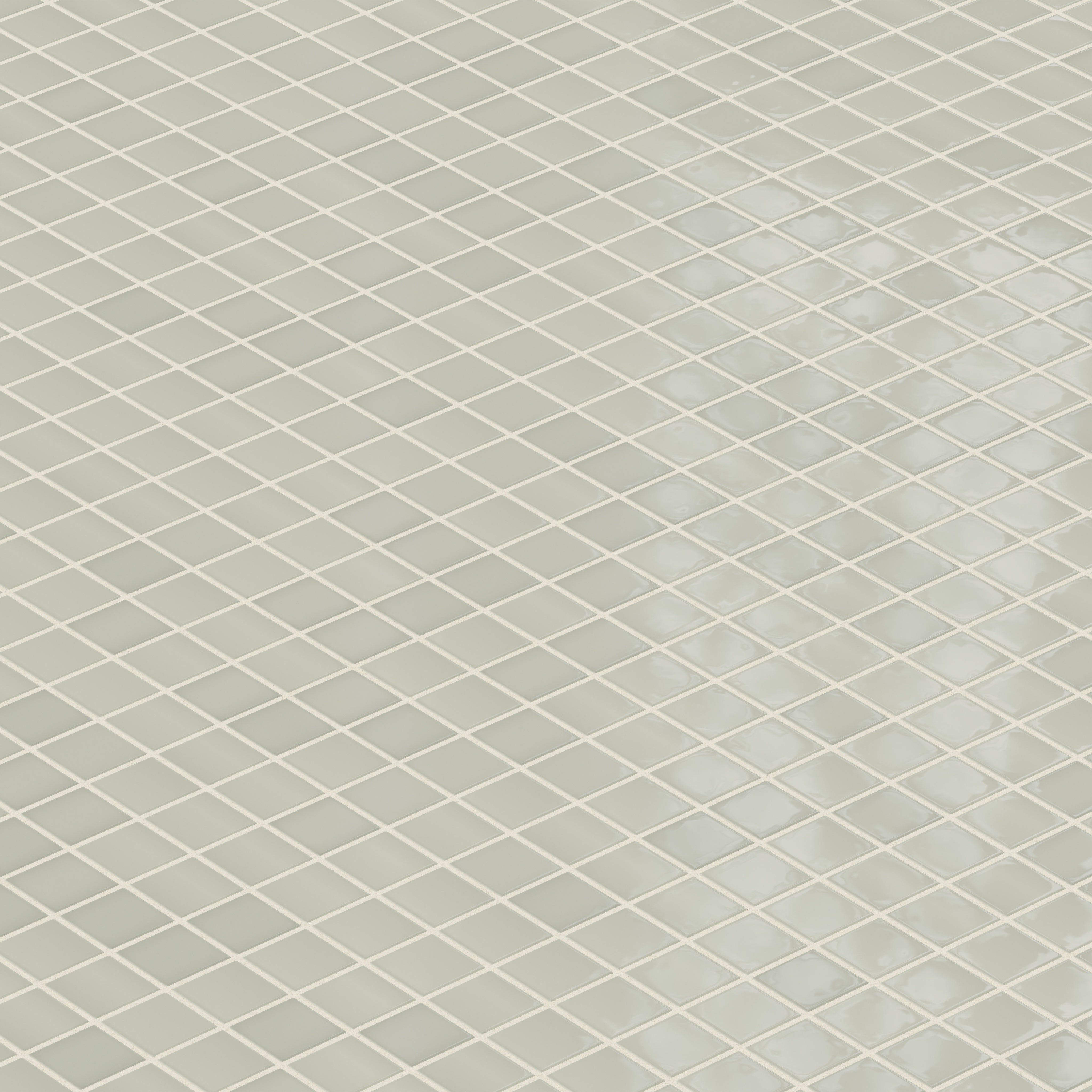 2x2 Straight Set Sheeted Natural Press Ceramic Mosaic Tile in Manzanita Gloss