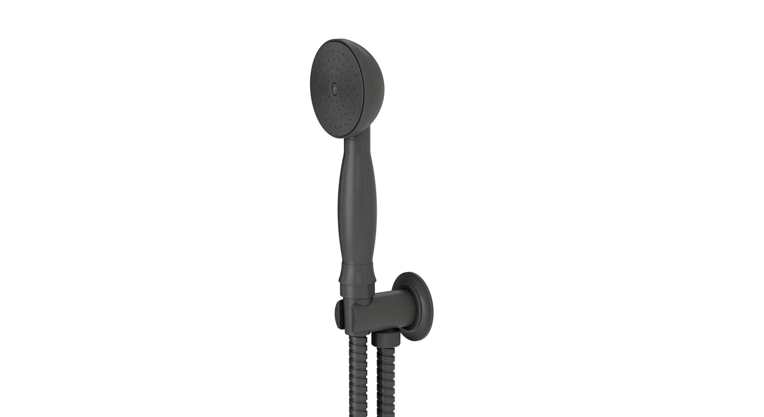 Emerson Wall Elbow with Hook Kit - Less Hand Shower in Blackened Nickel