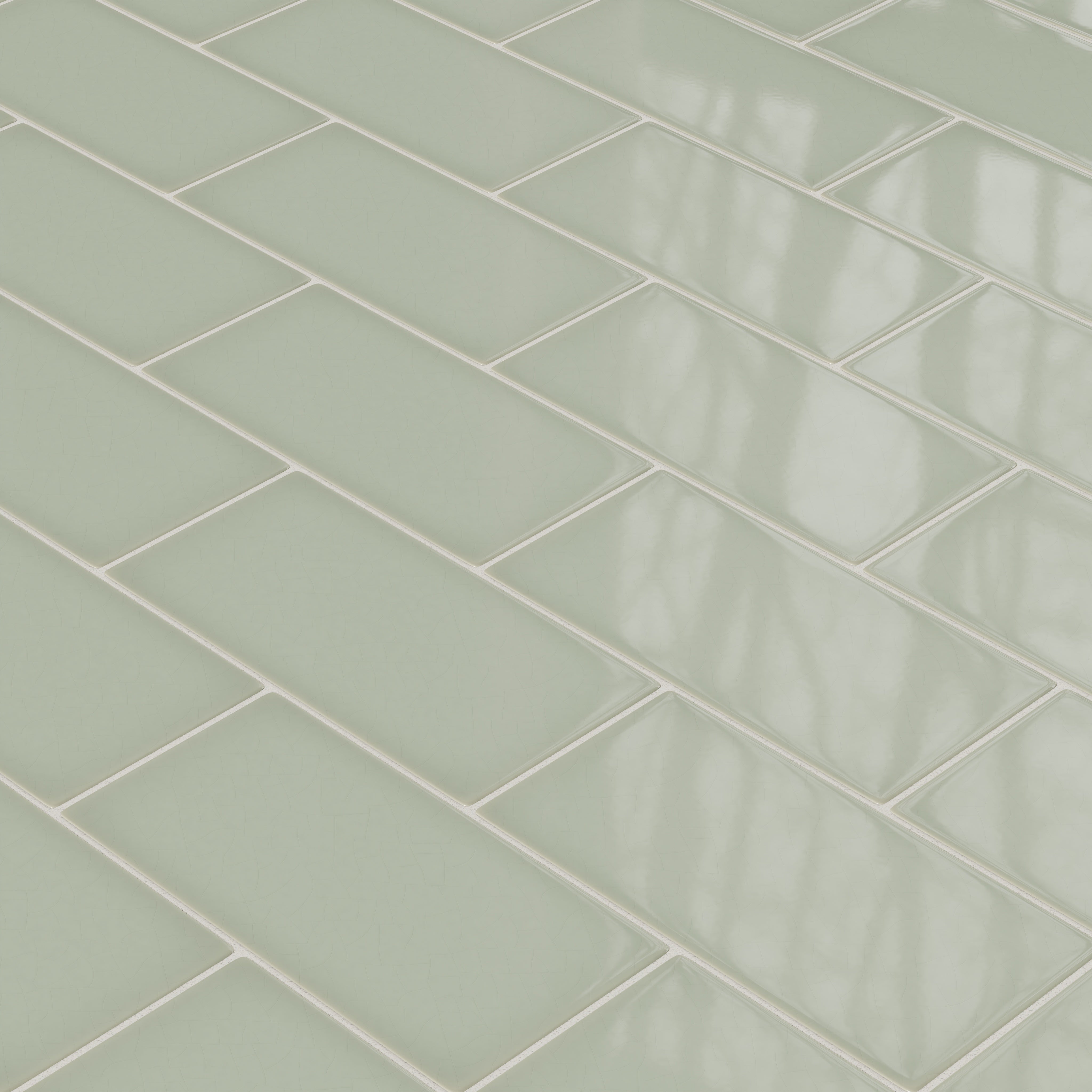 6x12 Original Ceramic Tile in Rosemary Gloss