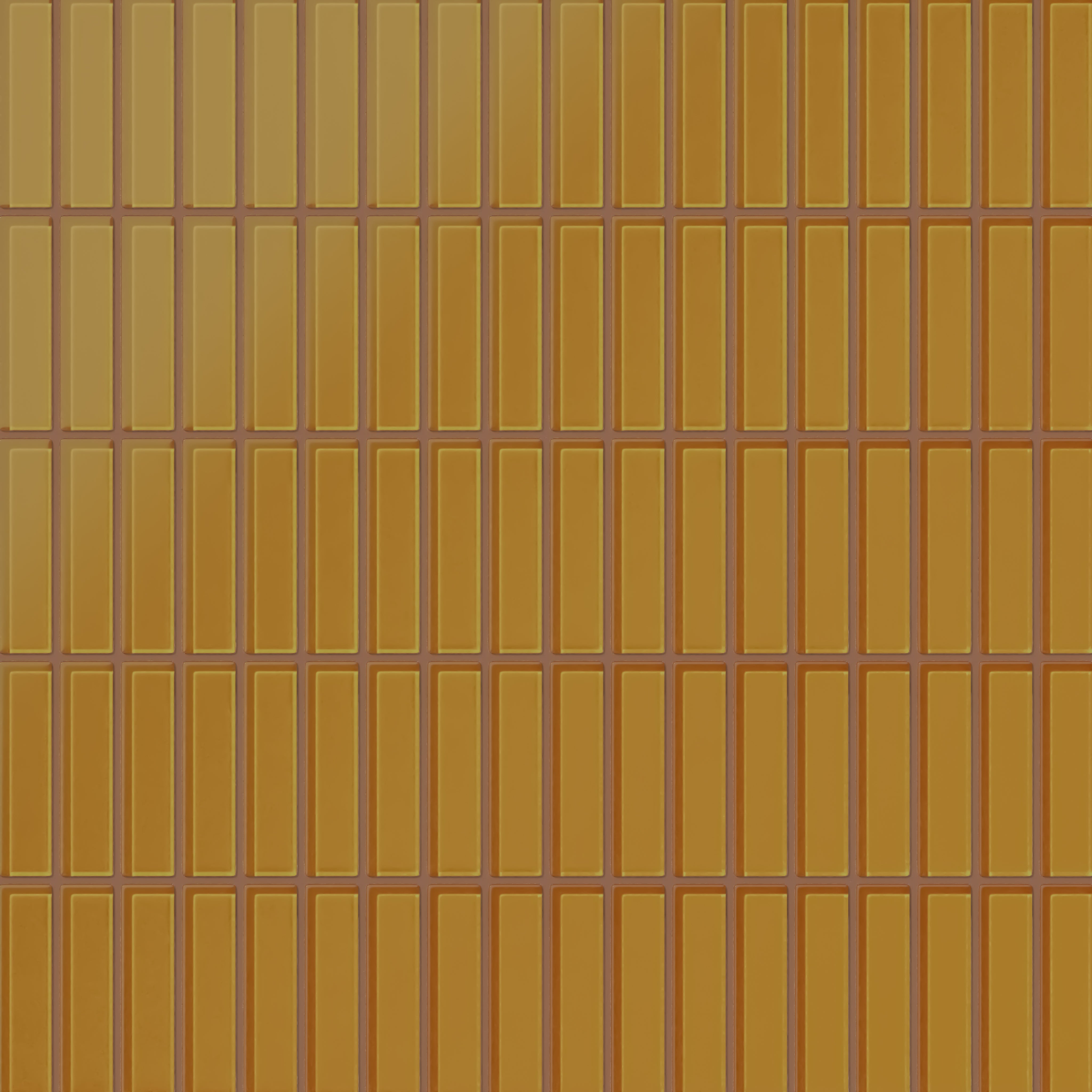 1x4 Straight Set Sheeted Glass Mosaic Tile in Falcon Matte