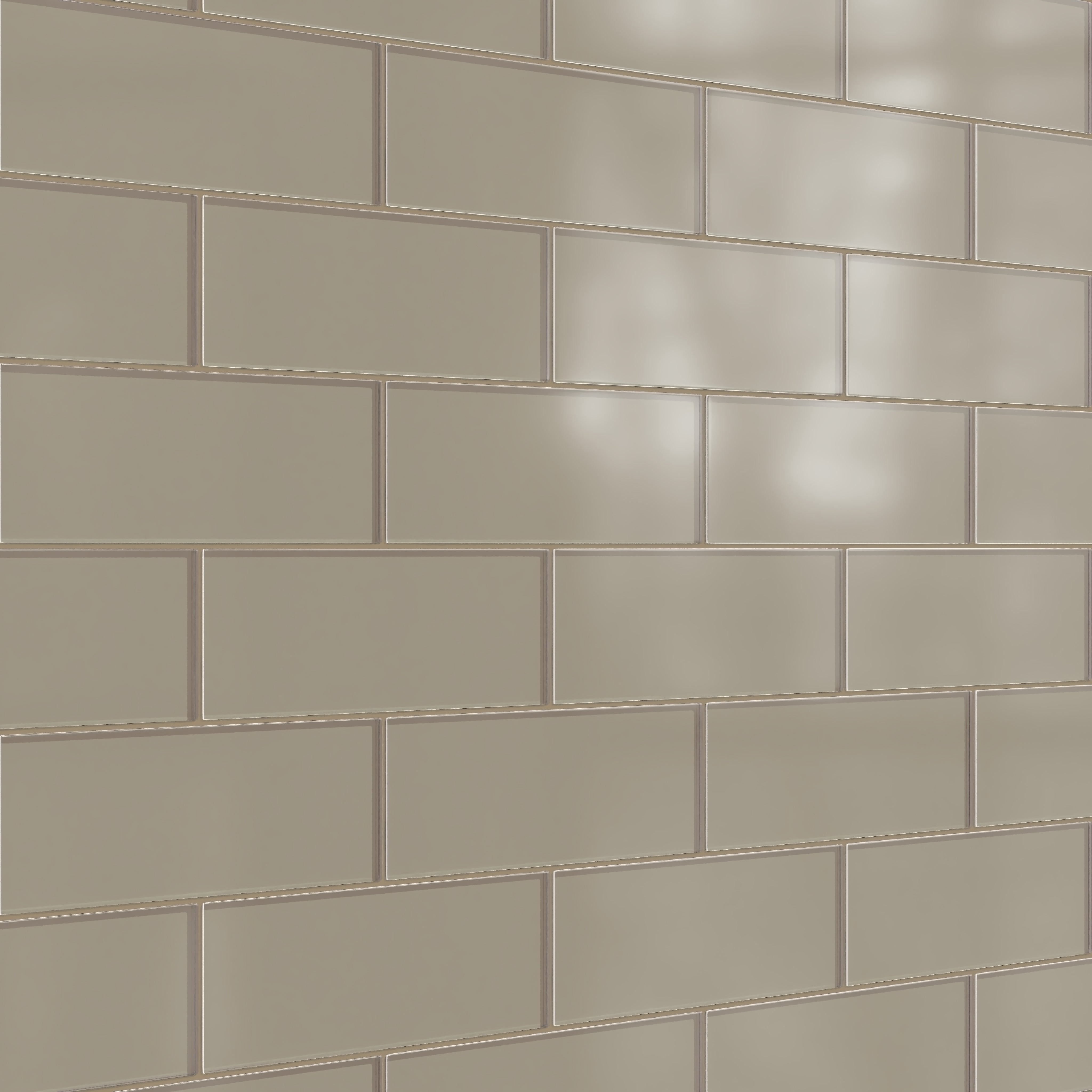 4x12 Glass Tile in Quail Matte